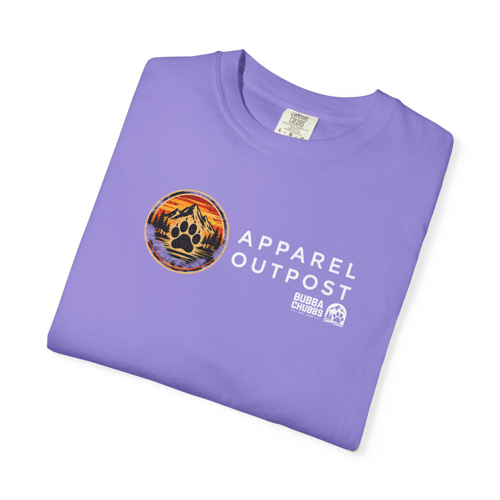 Apparel Outpost Sunset Logo T-Shirt Printify