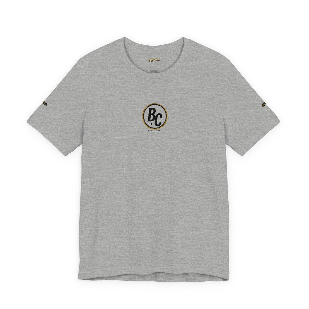 BubbaChubbs - Embroidered Logo - Unisex Jersey Short Sleeve Tee