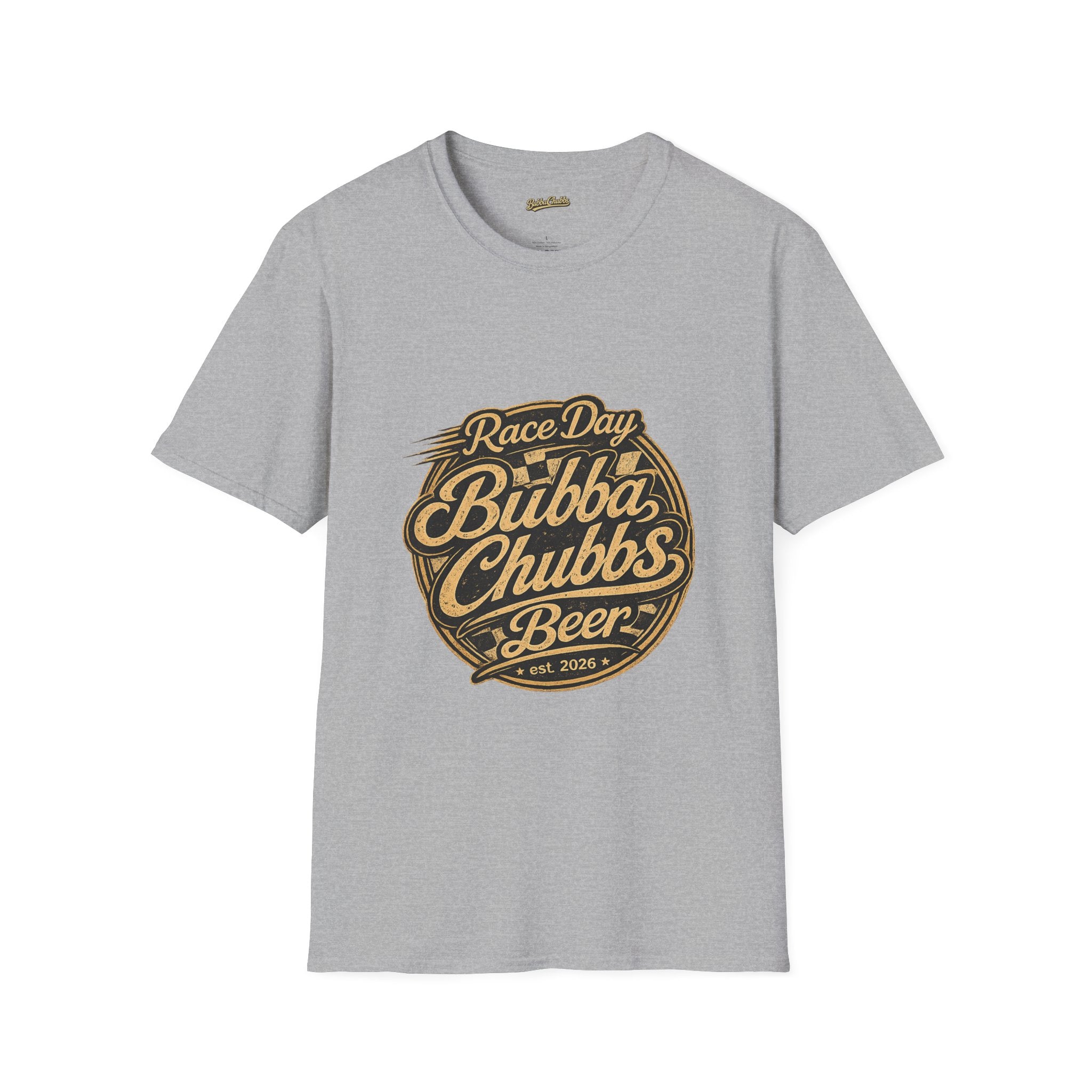 BubbaChubbs Race Day Bubba Beer Logo T-Shirt Printify