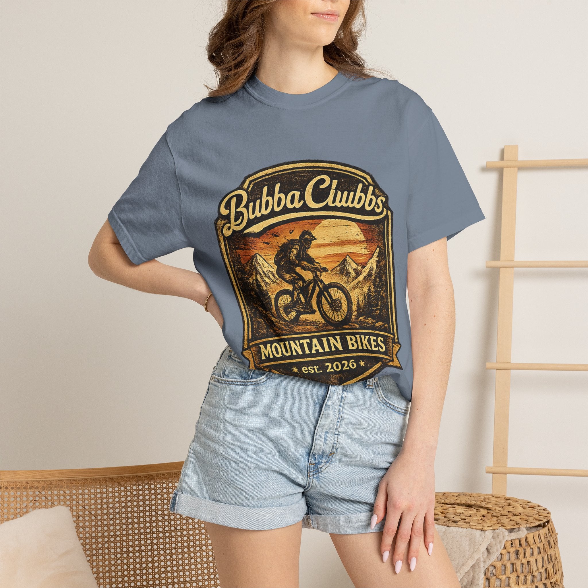 Mountain Bikes Graphic Tee | BubbaChubbs Get Out Stay Wild T-Shirt