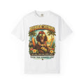 Bubbachubbs Surf Dog T-Shirt — "Livin' That Summer Life" Vintage Beach Tee Printify