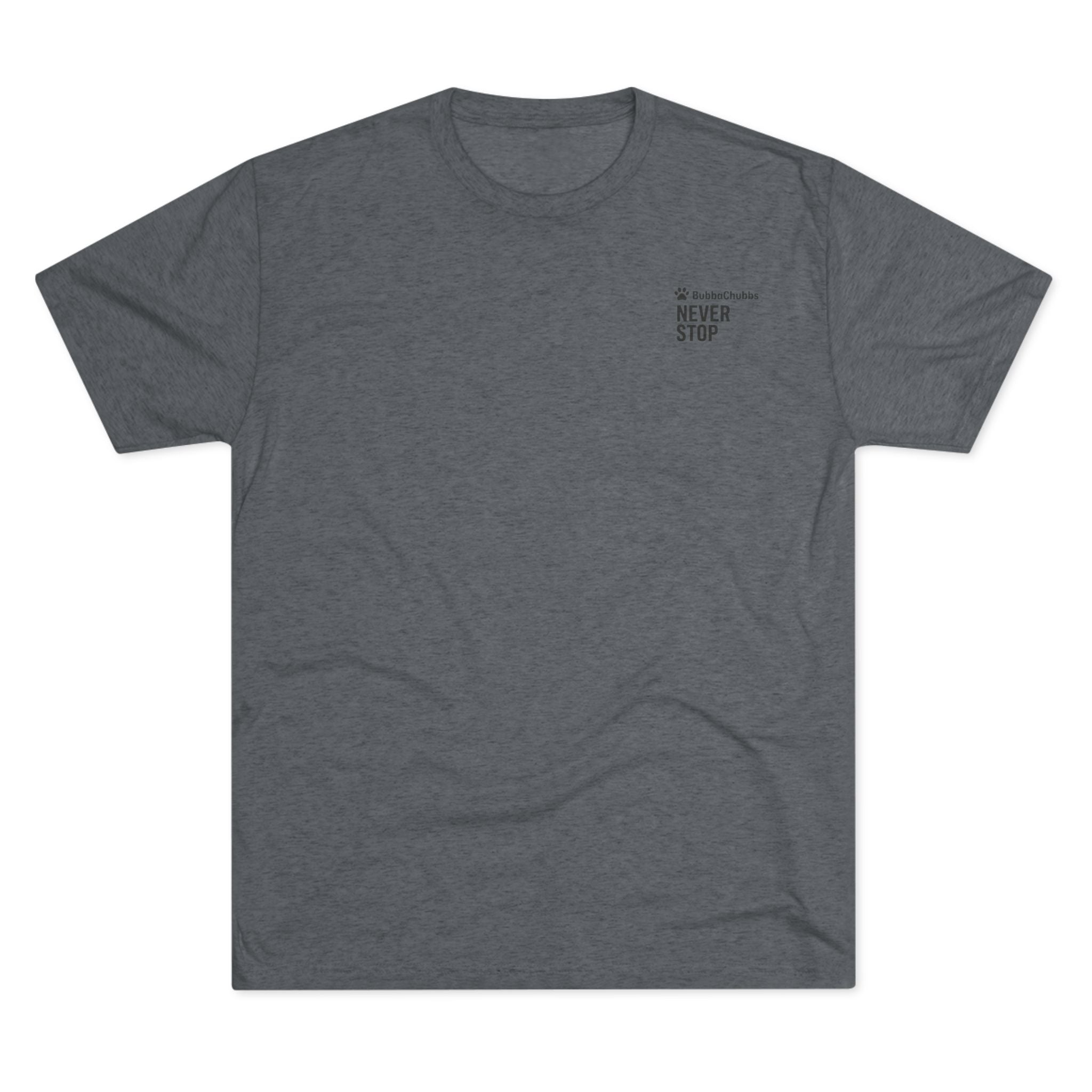 BubbaChubbs Mountains Never Stop — Adventure Outdoor Crew Shirt - BubbaChubbs Brand
