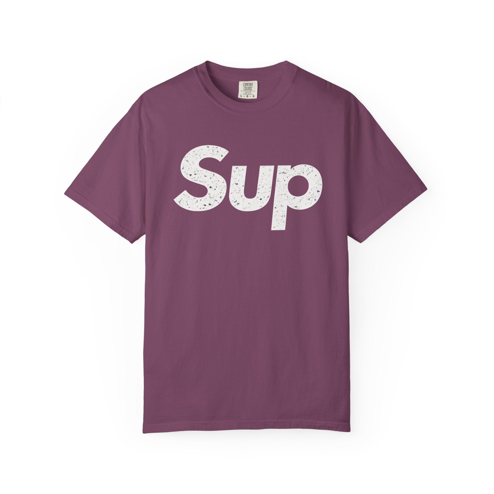 BubbaChubbs Sup White Lettering Tee - BubbaChubbs Brand