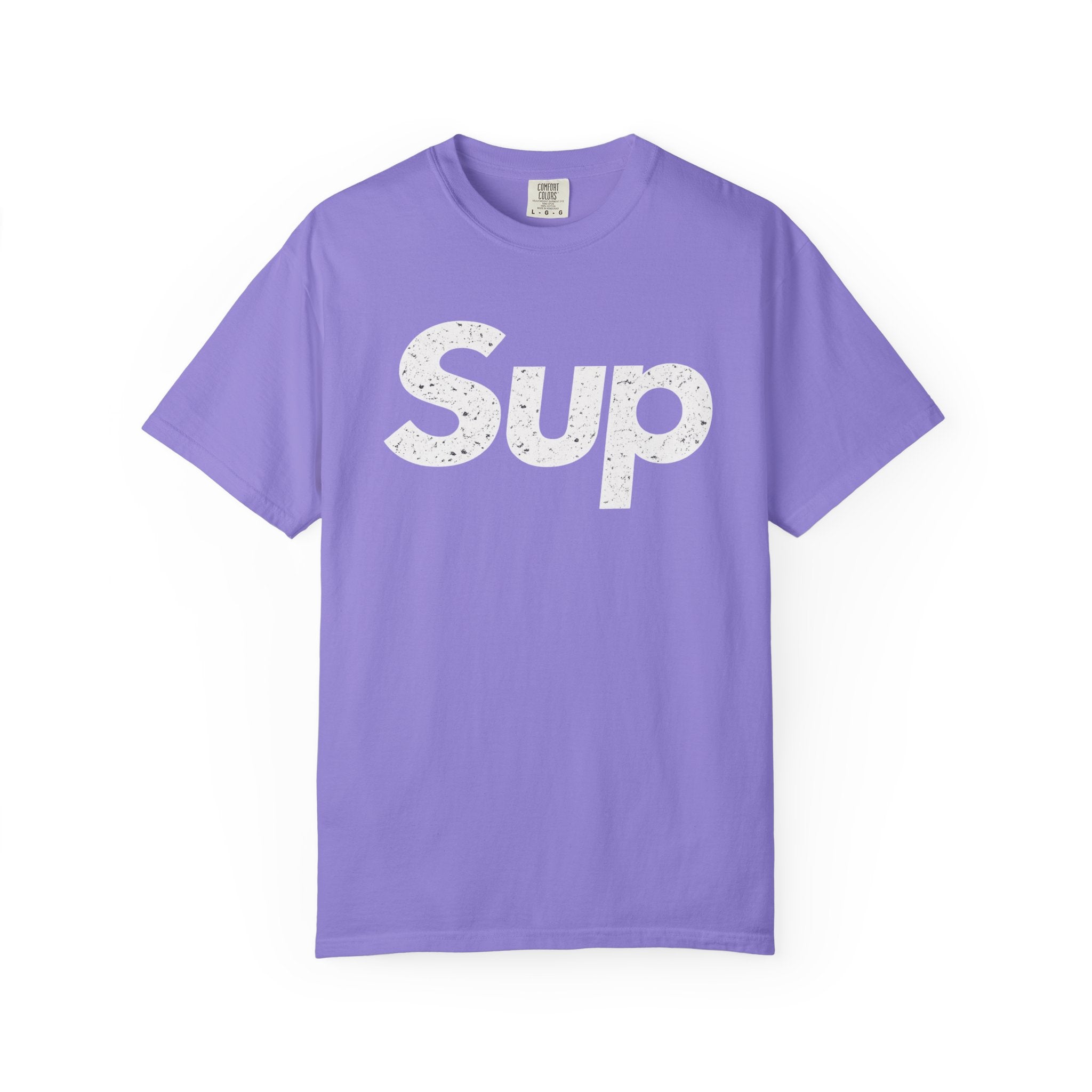 BubbaChubbs Sup White Lettering Tee - BubbaChubbs Brand