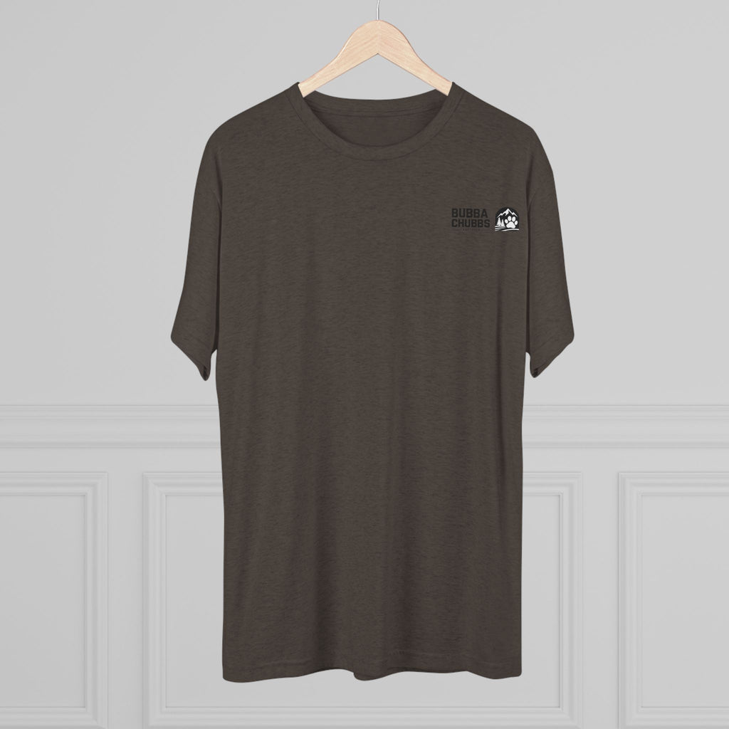 BubbaChubbs Mountains Minimalist Logo Tee — Adventure Outdoor Crew Shirt - BubbaChubbs Brand