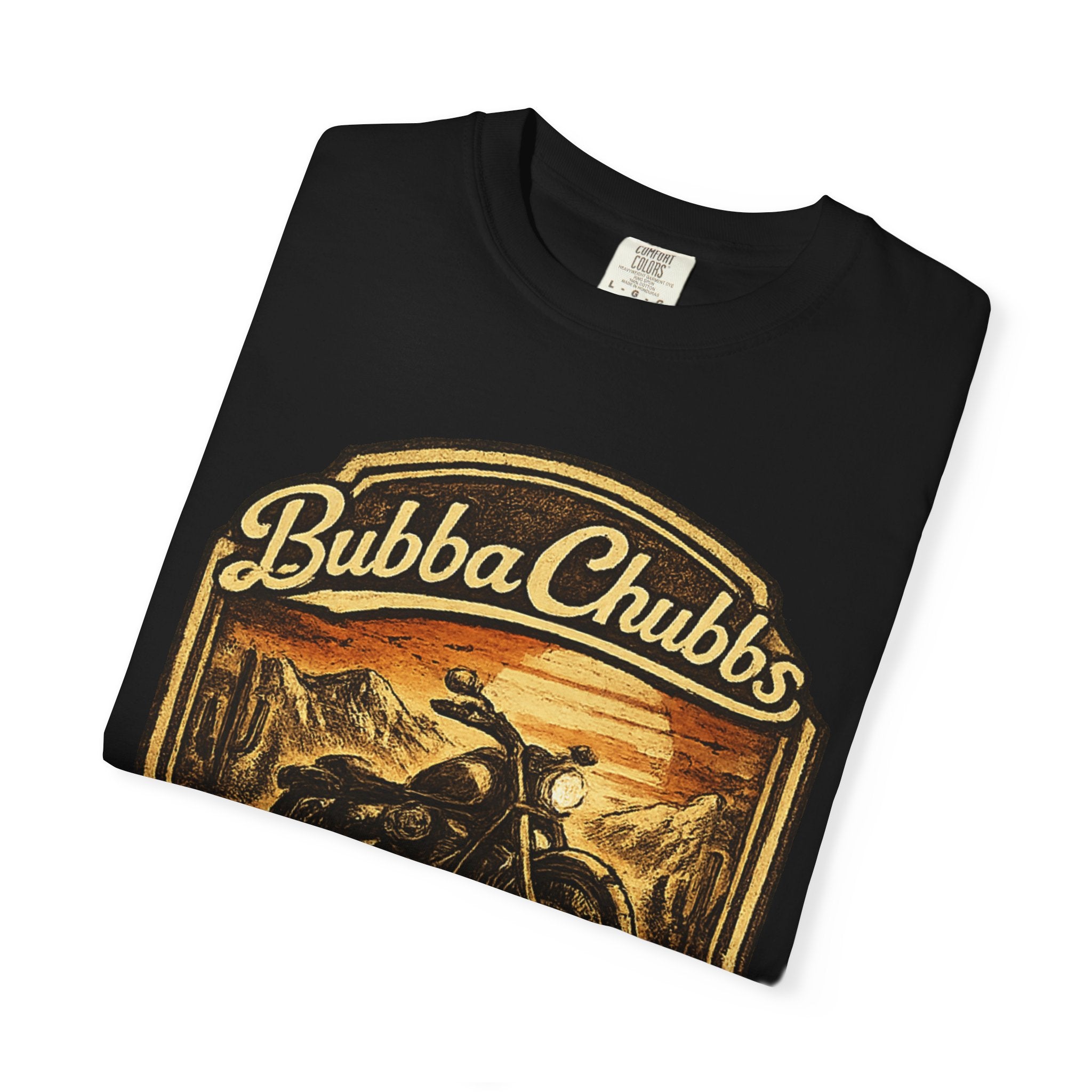 Motorcycle Garage Graphic Tee | BubbaChubbs Biker T-Shirt