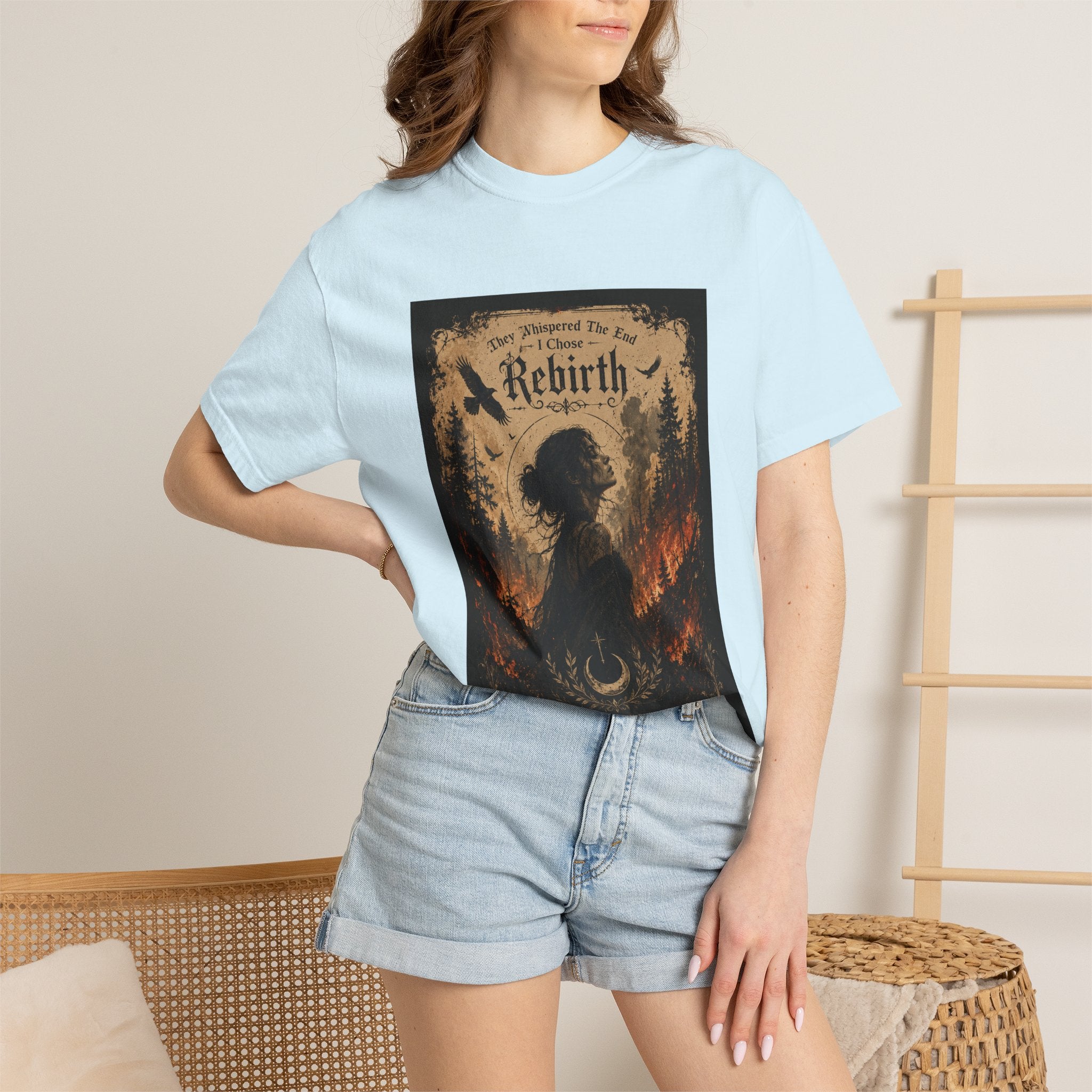 BubbaChubbs Goth Vibe Rebirth Style Tee Printify