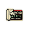 BubbaChubbs Logo Vinyl Sticker  - Cold Beer - Cut Decal Printify