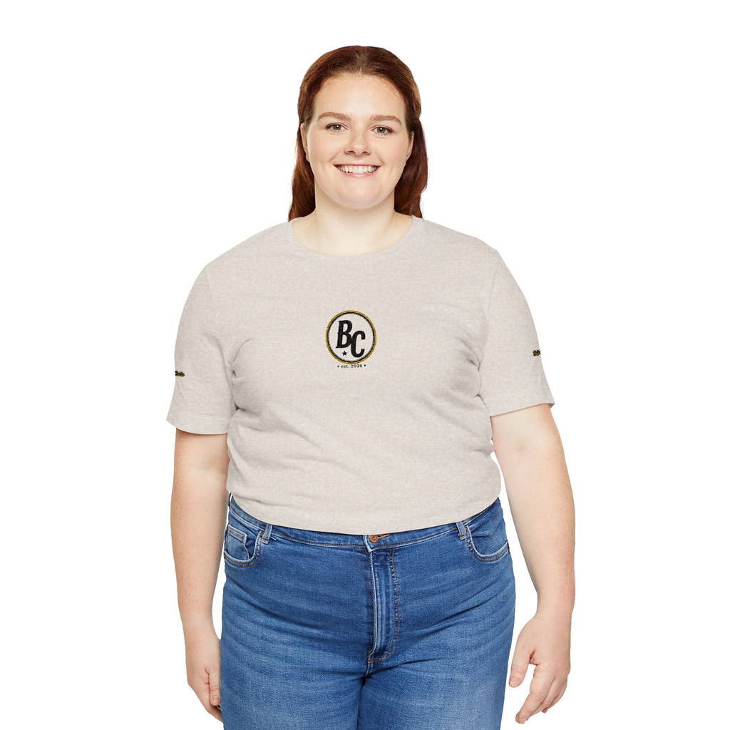 BubbaChubbs - Embroidered Logo - Unisex Jersey Short Sleeve Tee