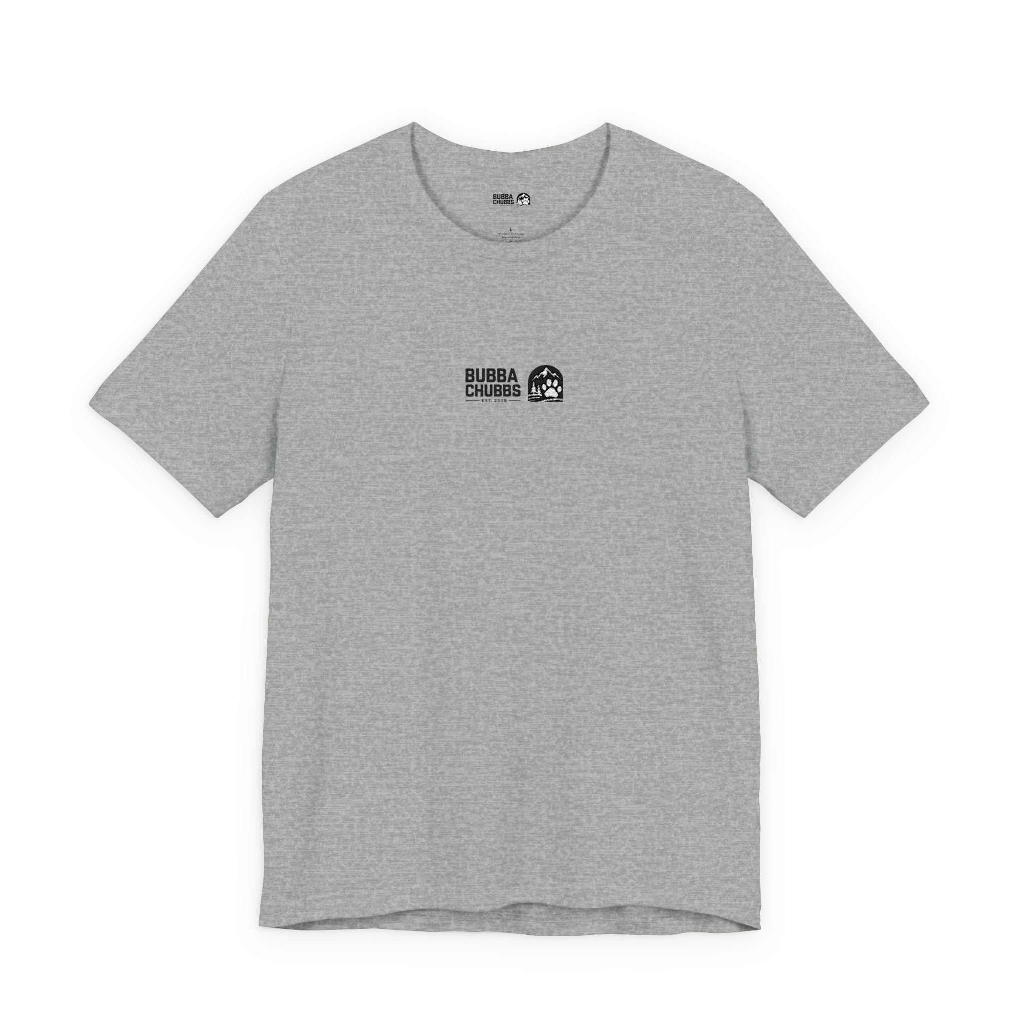 BubbaChubbs - Embroidered Logo - Unisex Jersey Short Sleeve Tee Printify