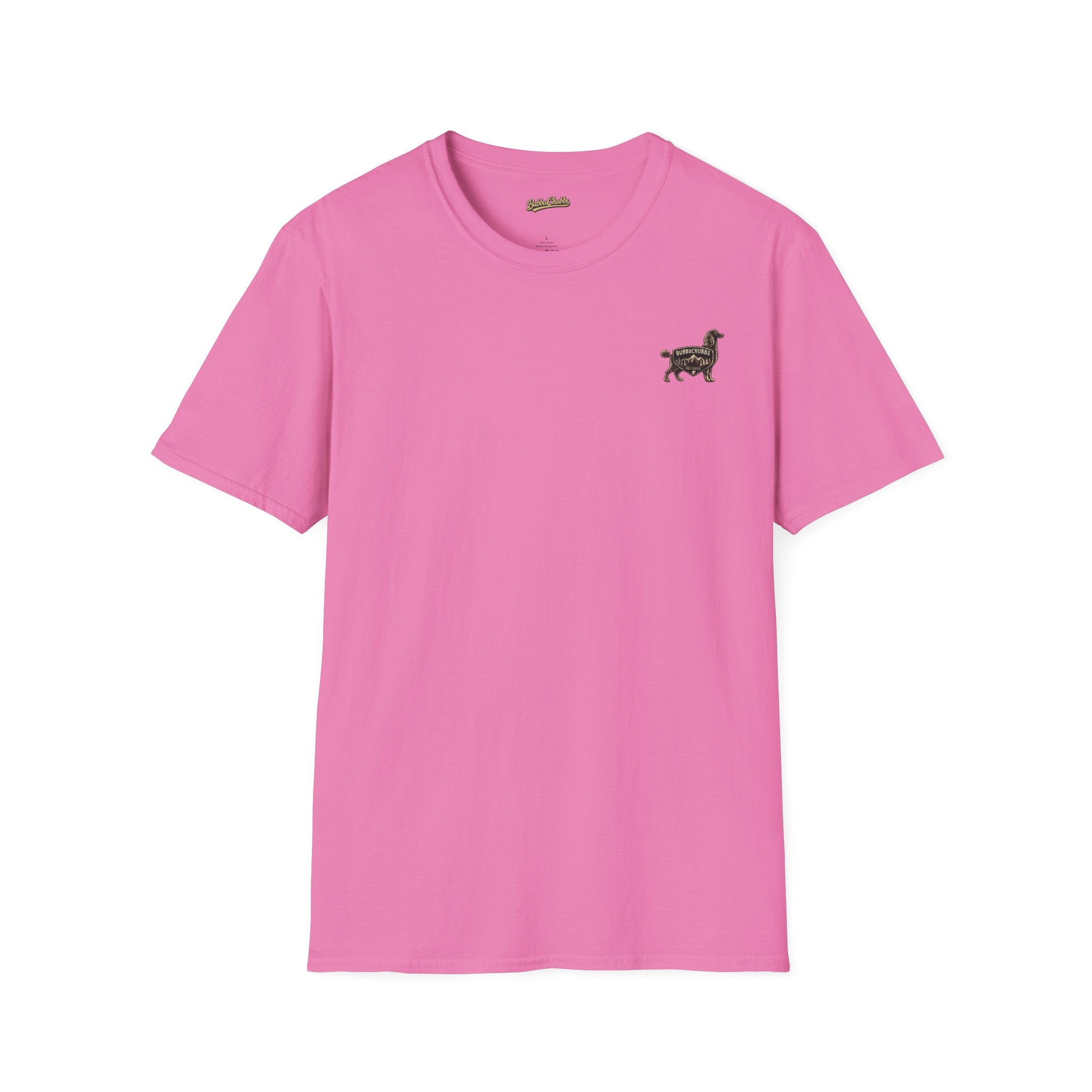 BubbaChubbs Himself Chest Logo Short-Sleeve Tee - BubbaChubbs Brand