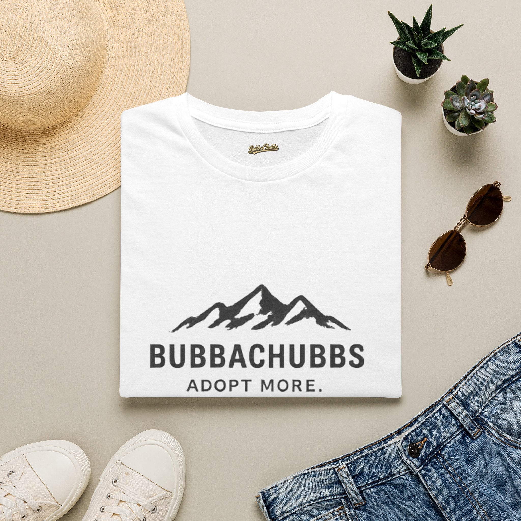 BubbaChubbs Adopt More Tee - BubbaChubbs Brand