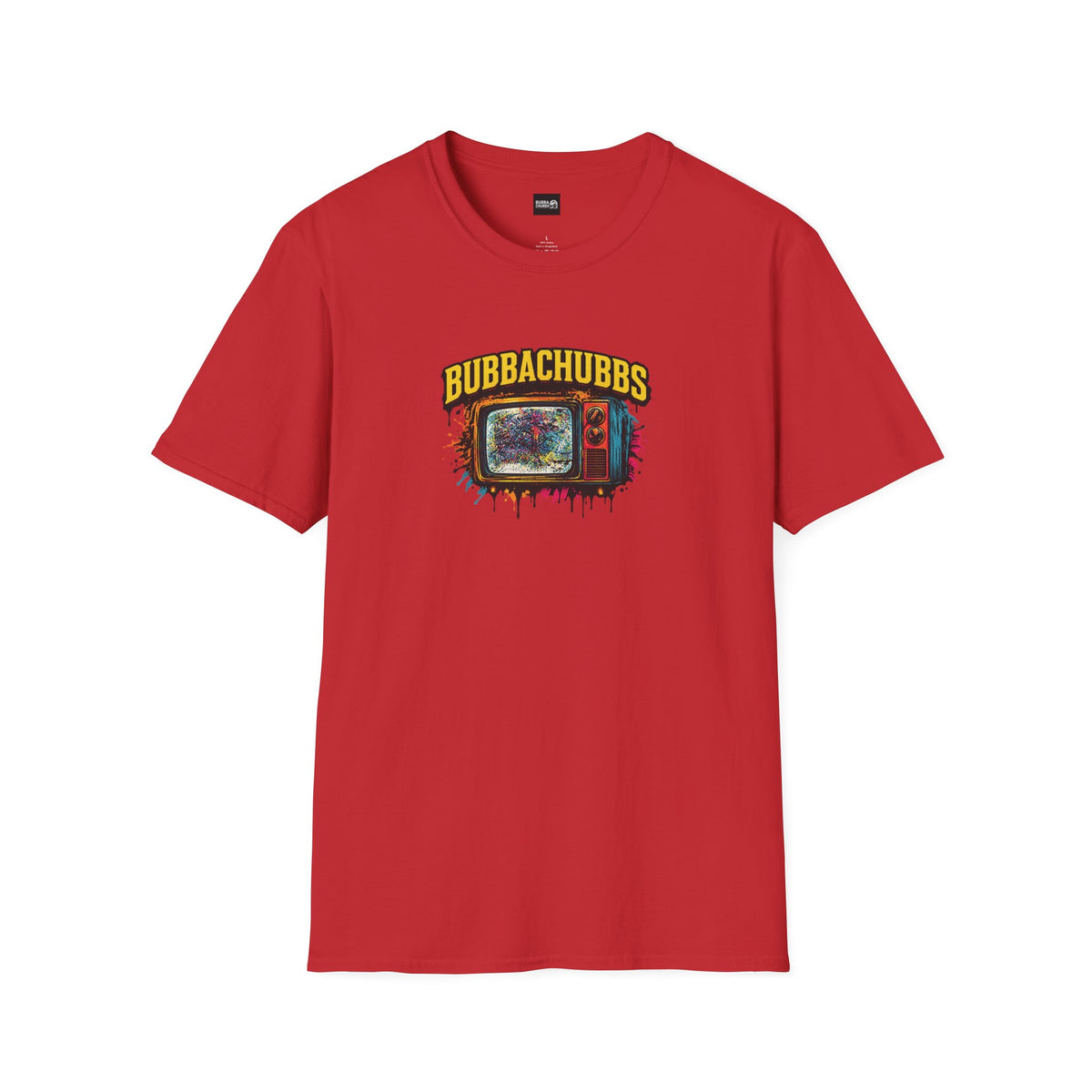 BubbaChubbs TV Large Front Tee
