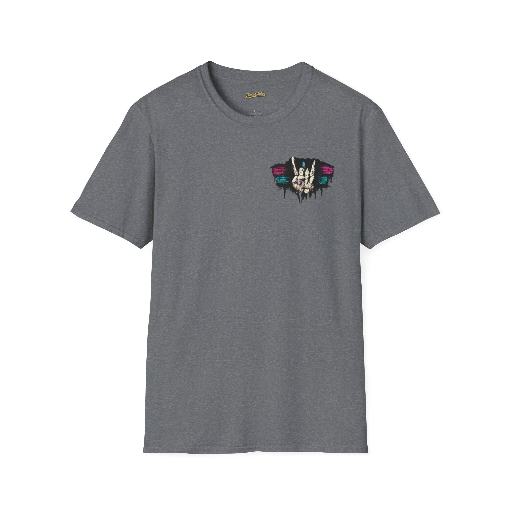 BubbaChubbs Skull Fingers Peace Tee - BubbaChubbs Brand
