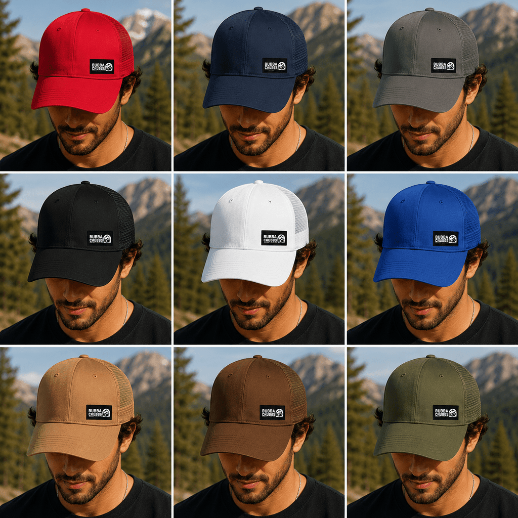 Mesh-Back Cap BubbaChubbs Logo Hat - BubbaChubbs Brand
