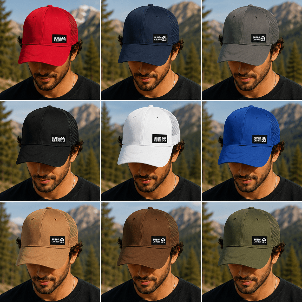 Mesh-Back Cap BubbaChubbs Logo Hat - BubbaChubbs Brand