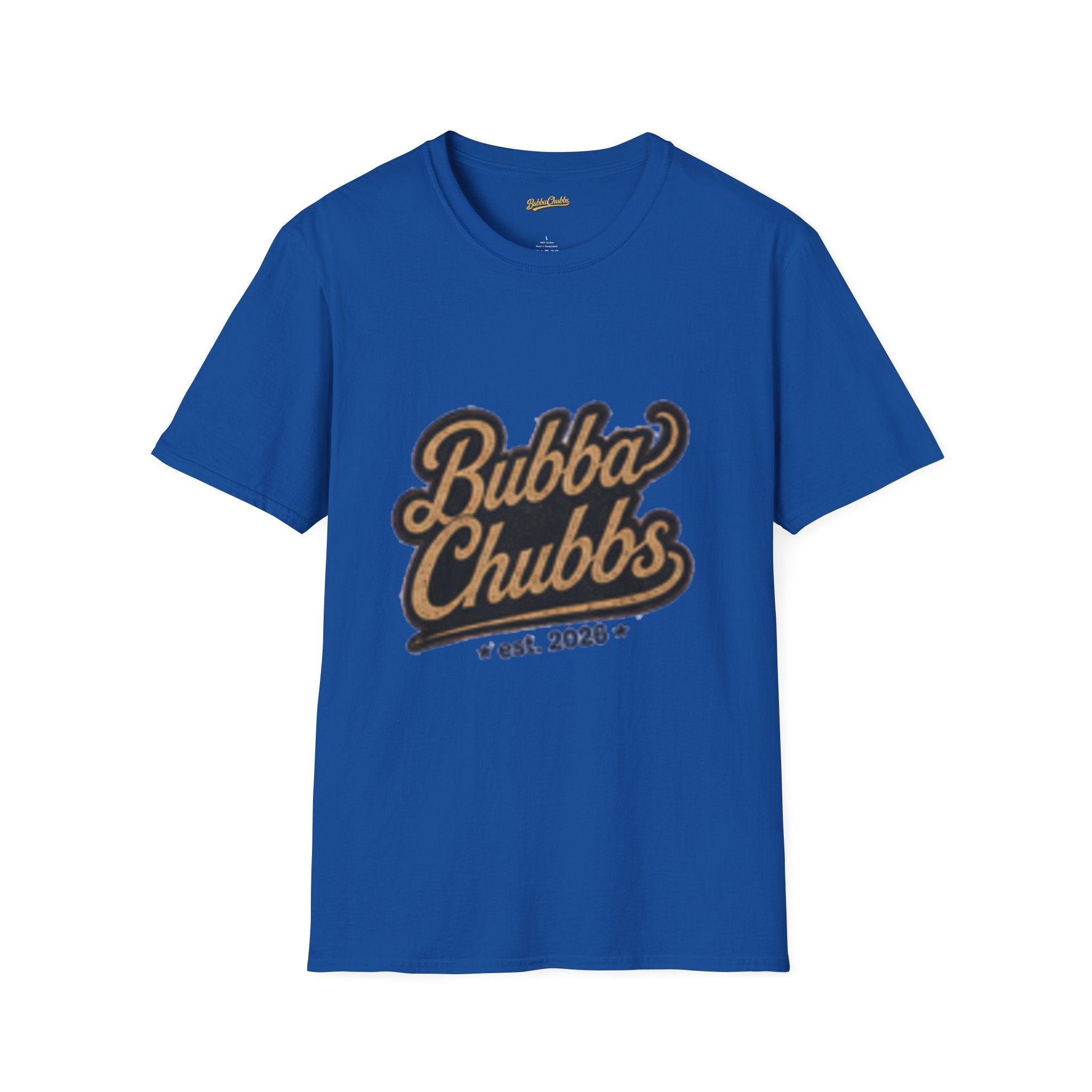BubbaChubbs Faded Logo Only T-Shirt Printify