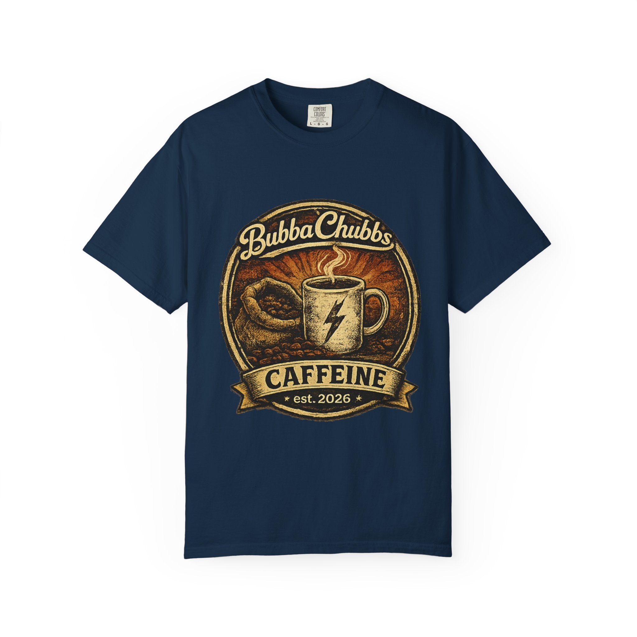 Coffee Jolt Graphic Tee | BubbaChubbs Get Out Stay Wild T-Shirt