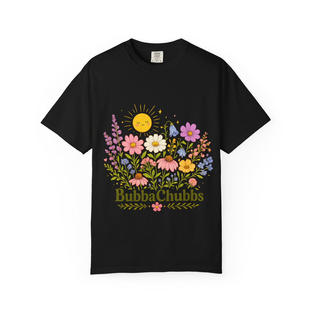 BubbaChubbs Sun Floral Style Tee Printify