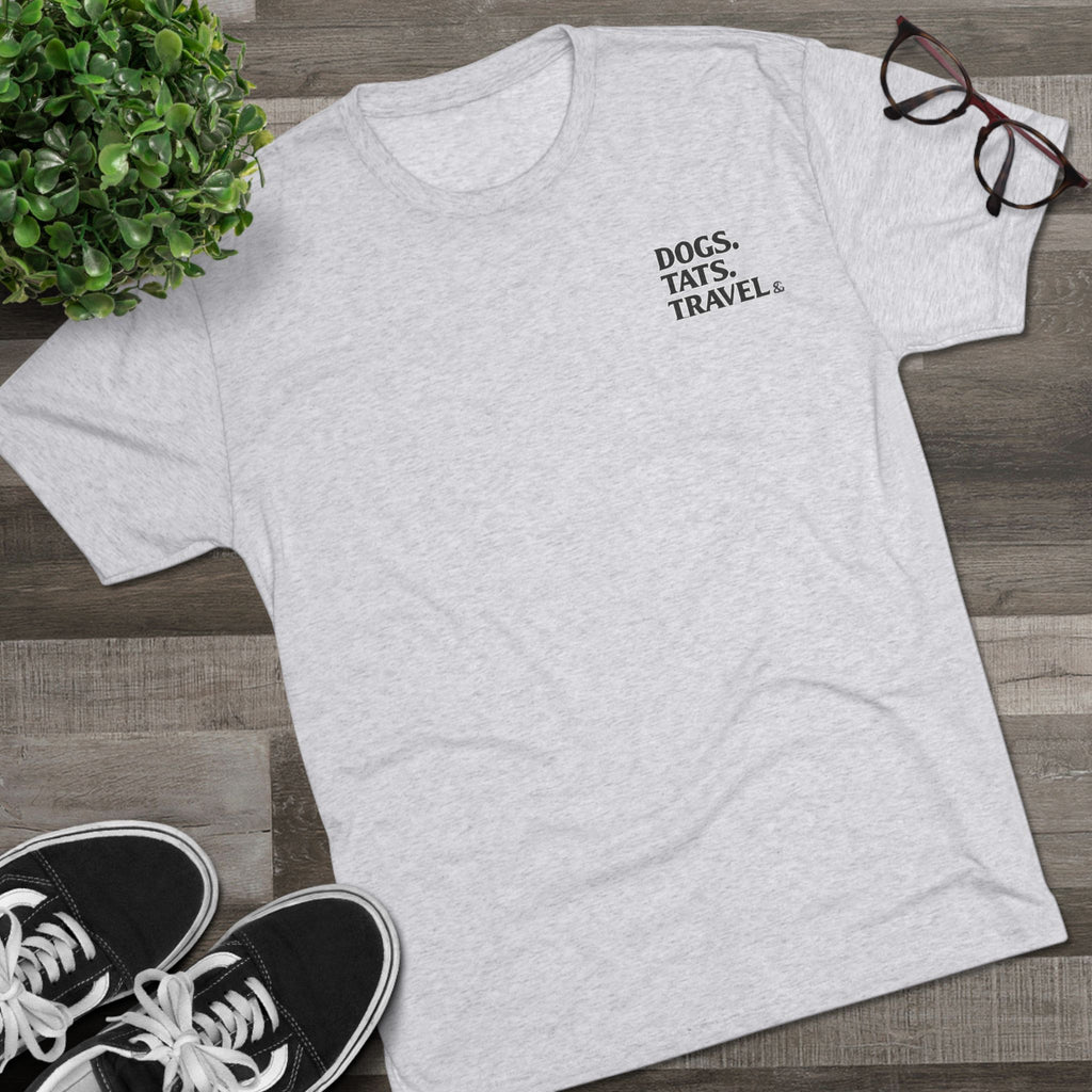 BubbaChubbs Mountains Minimalist Dogs Tats Travel — Adventure Outdoor Crew Shirt - BubbaChubbs Brand