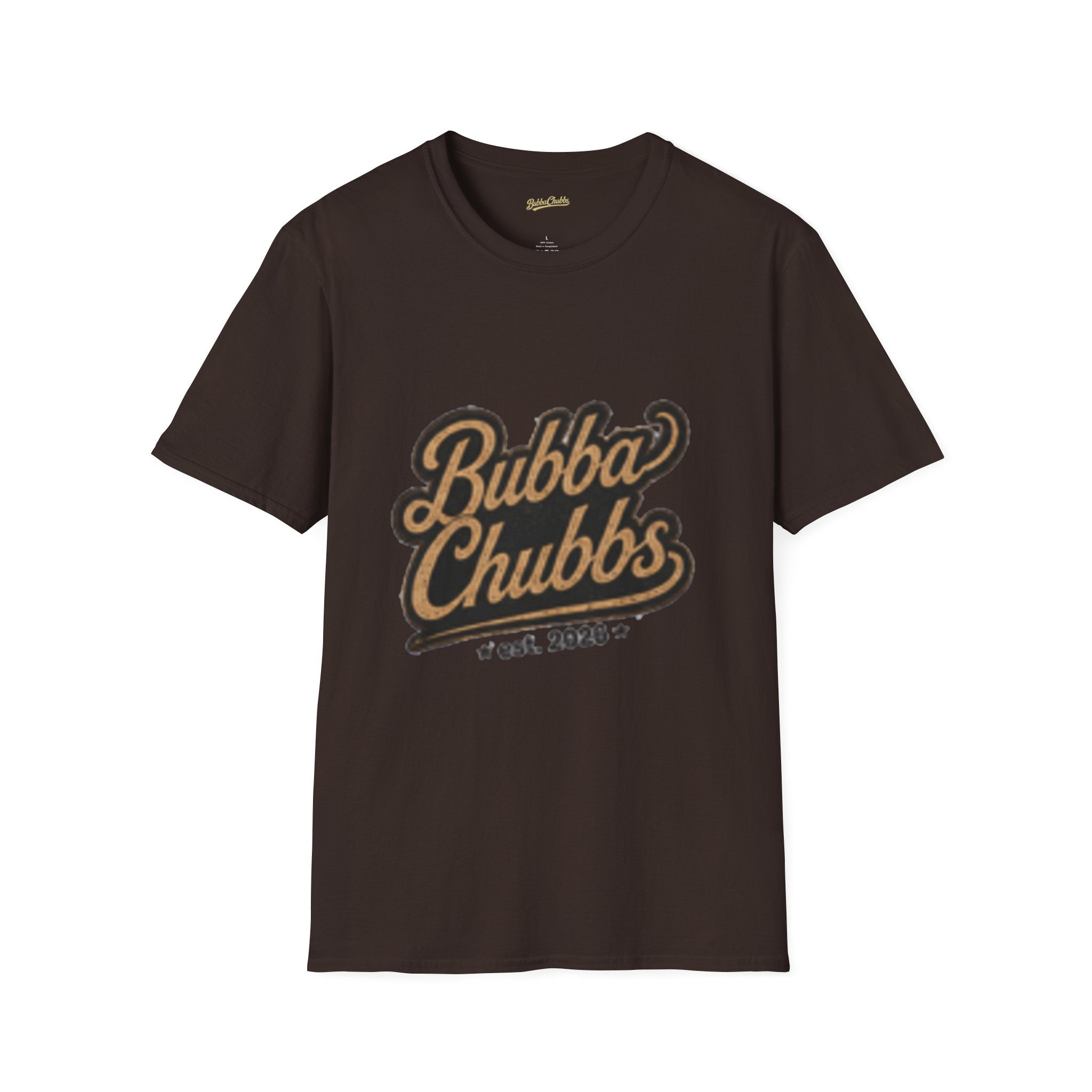 BubbaChubbs Faded Logo Only T-Shirt Printify