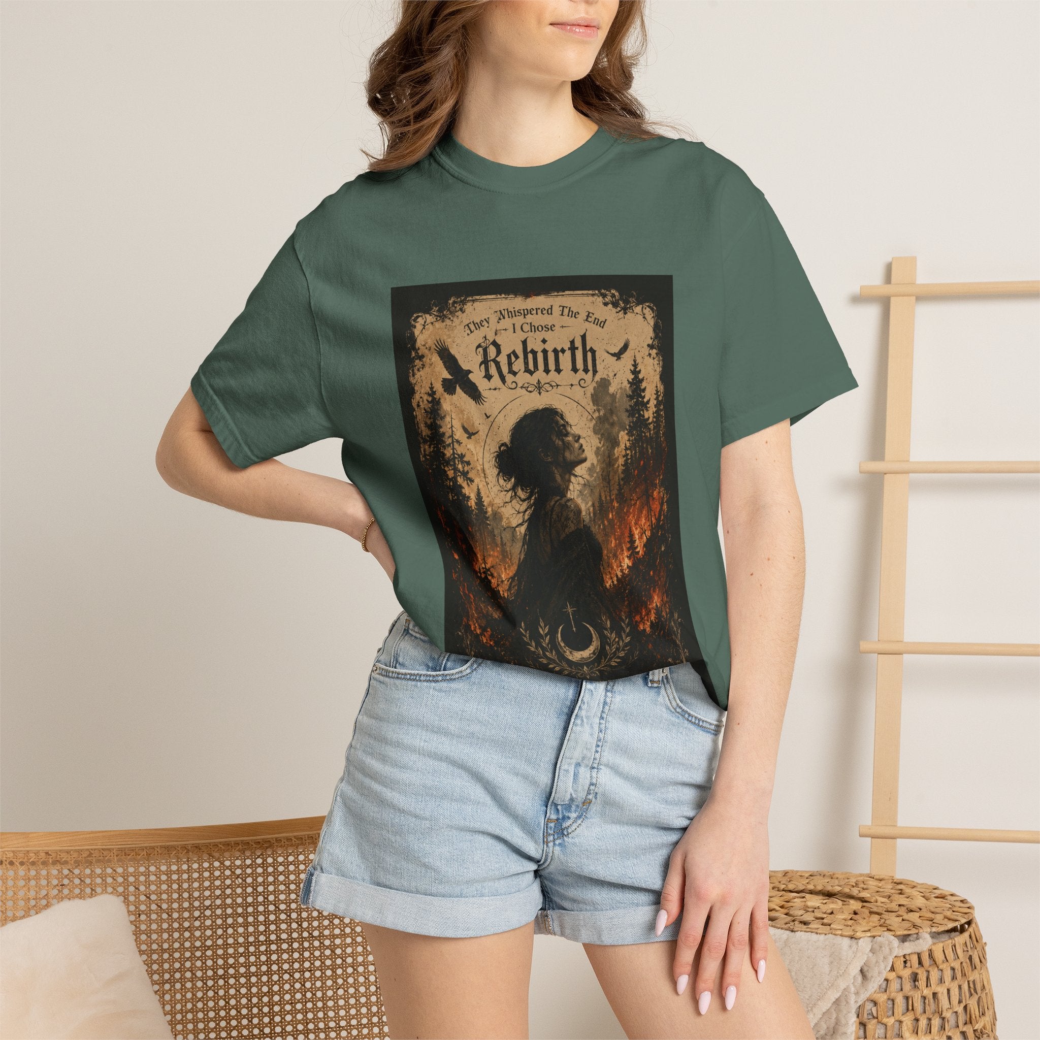 BubbaChubbs Goth Vibe Rebirth Style Tee Printify