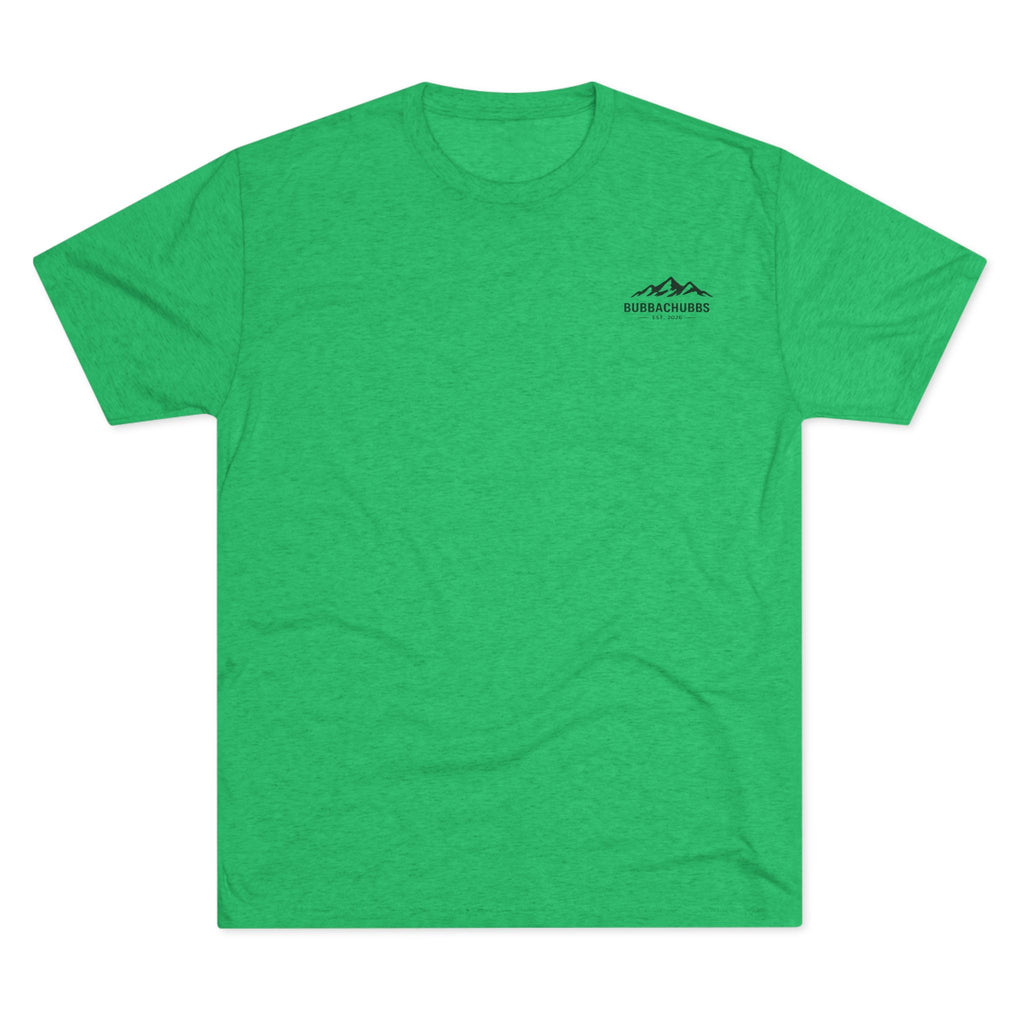 BubbaChubbs Mountains Minimalist Logo Tee — Adventure Outdoor Crew Shirt - BubbaChubbs Brand