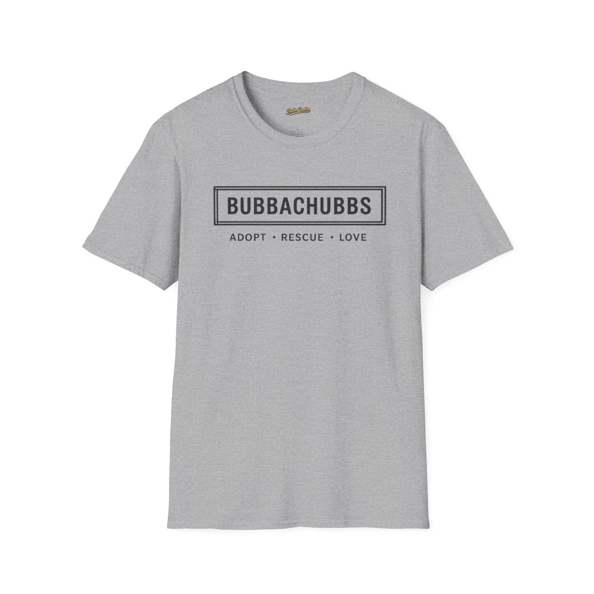 BubbaChubbs Adopt Rescue and Love Tee Printify