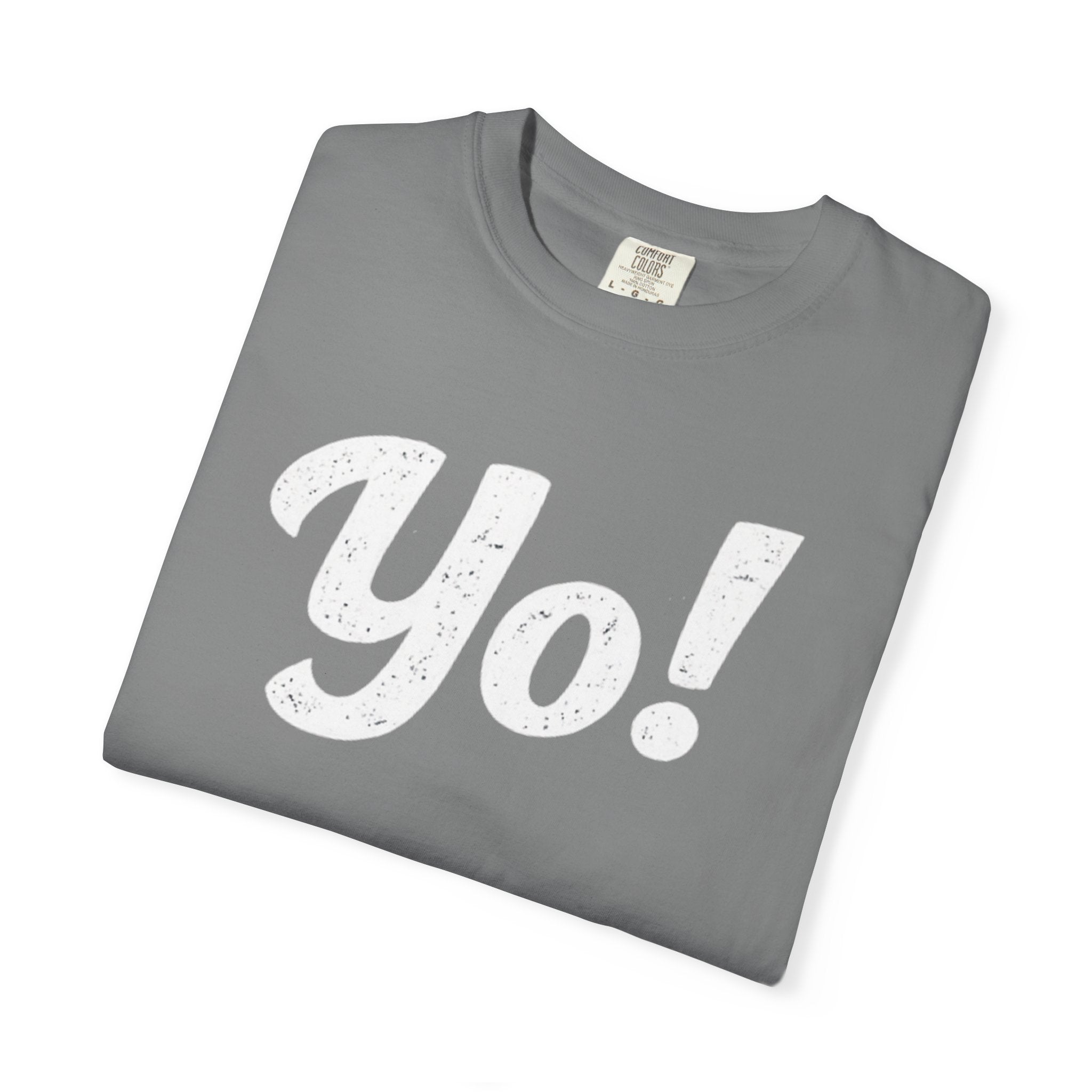 BubbaChubbs Yo! White Lettering Tee - BubbaChubbs Brand
