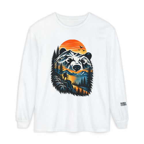 Bear Sunset Long Sleeve Tee
