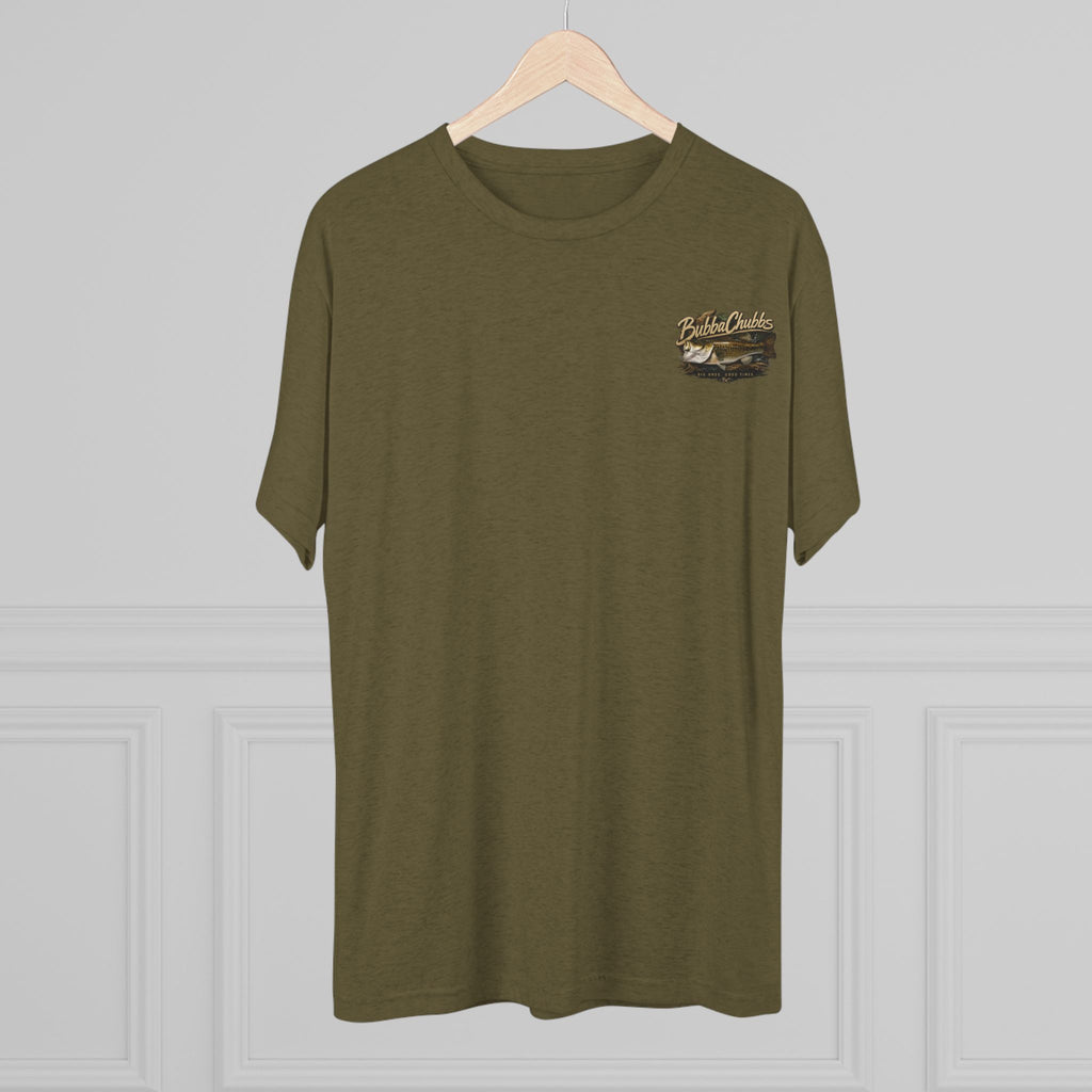 BubbaChubbs Bass Eli Minimalist Logo Tee — Adventure Outdoor Crew Shirt Printify