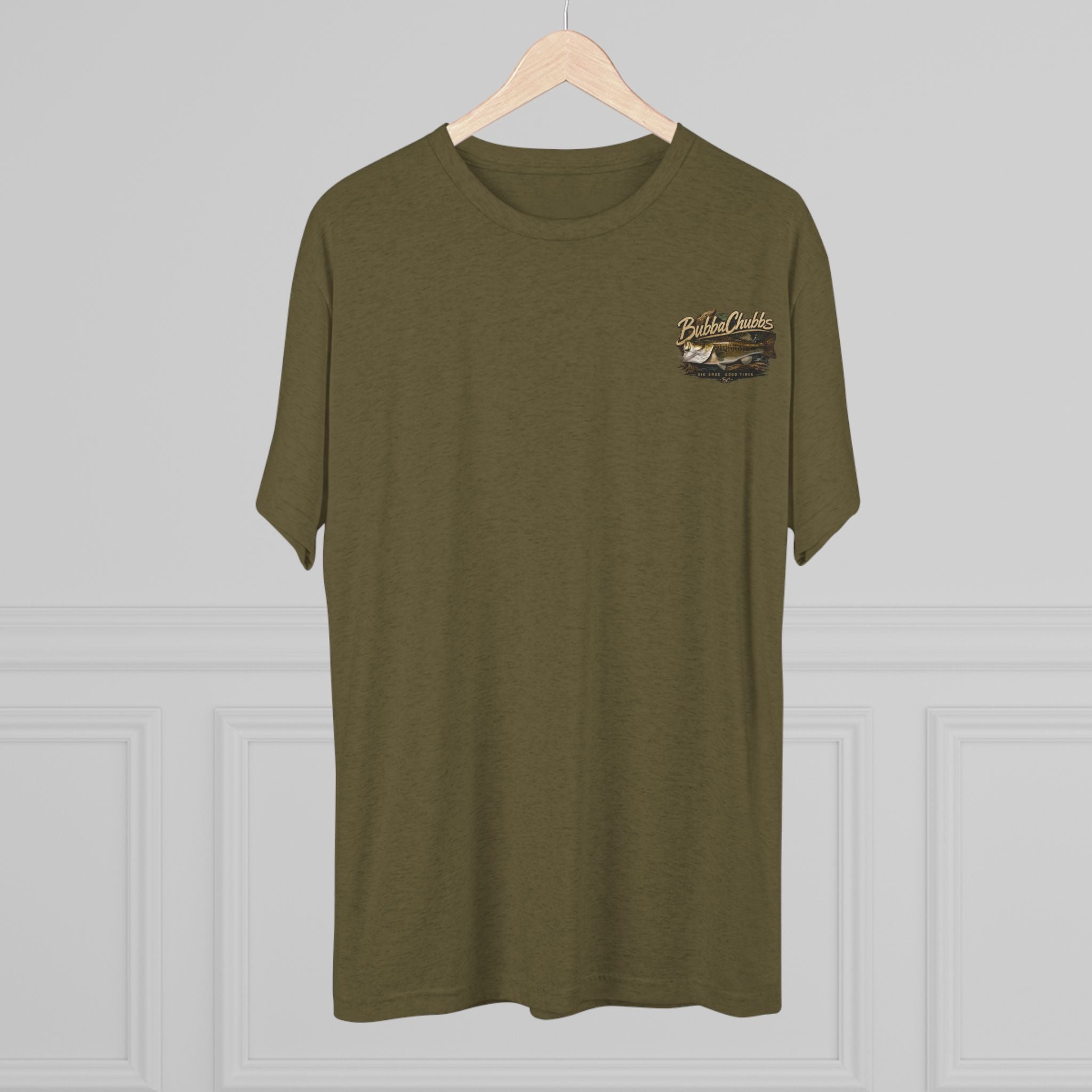 BubbaChubbs Bass Eli Minimalist Logo Tee — Adventure Outdoor Crew Shirt Printify