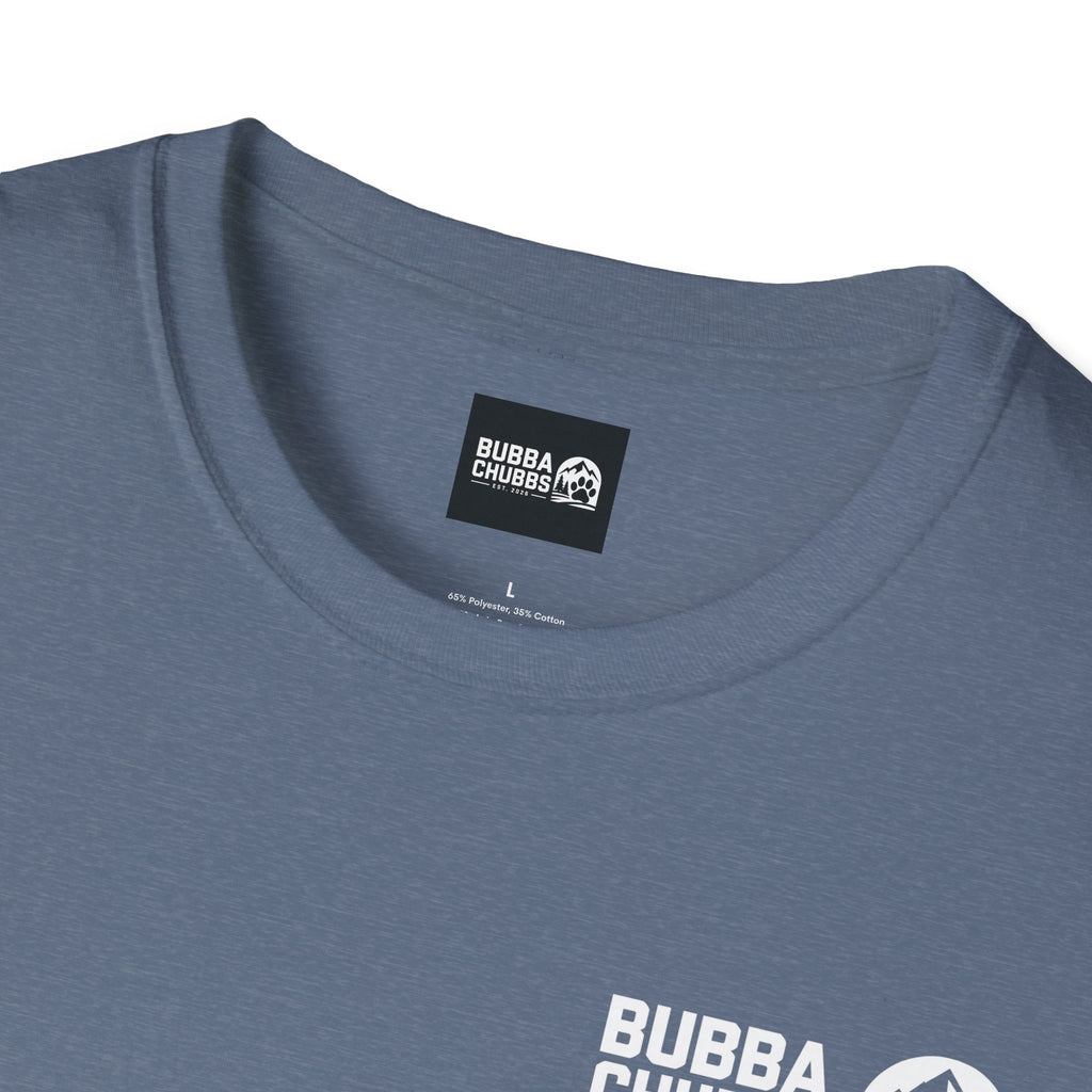 BubbaChubbs Updated Modern Logo Transparent Short-Sleeve Tee - BubbaChubbs Brand