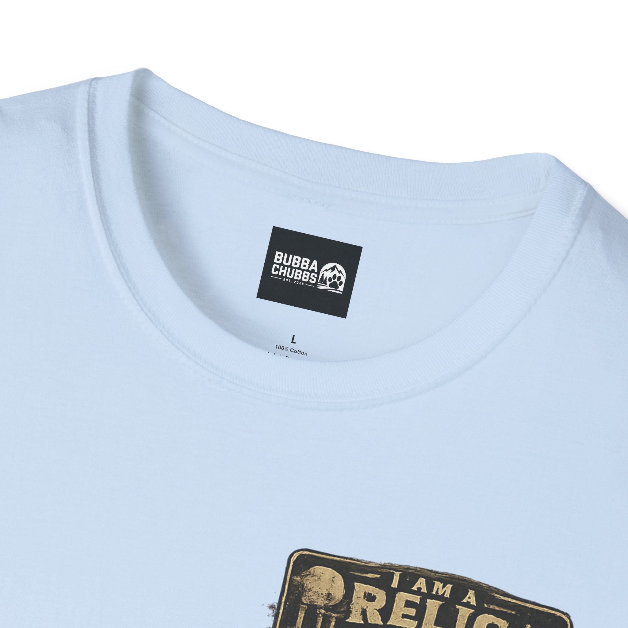 BubbaChubbs way back Relic Logo Transparent Short-Sleeve Tee - BubbaChubbs Brand