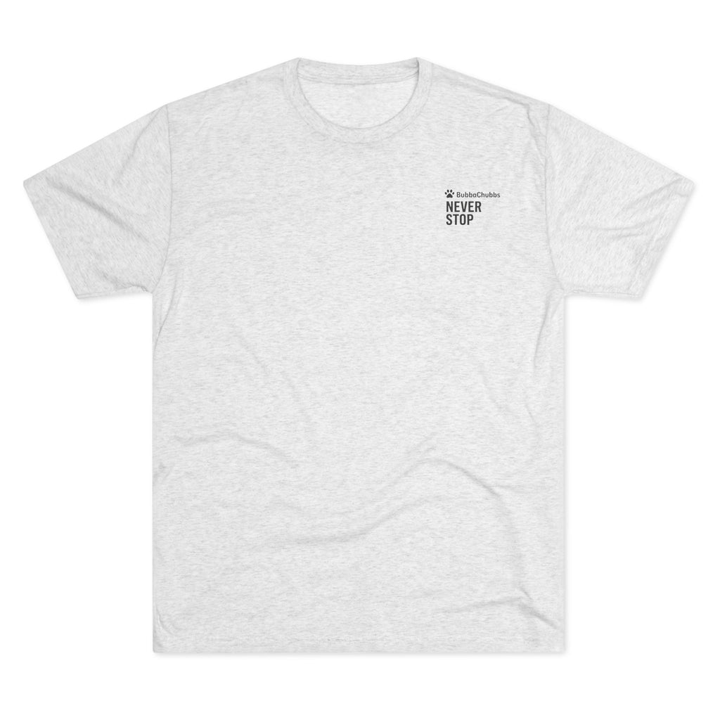 BubbaChubbs Mountains Never Stop — Adventure Outdoor Crew Shirt - BubbaChubbs Brand