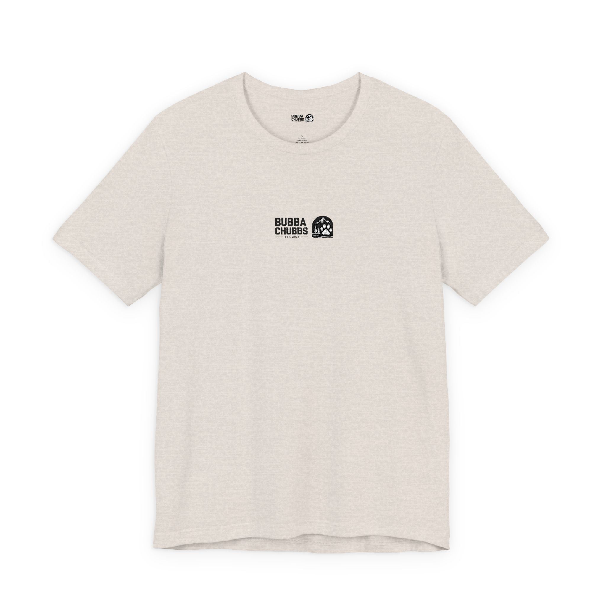 BubbaChubbs - Embroidered Logo - Unisex Jersey Short Sleeve Tee Printify