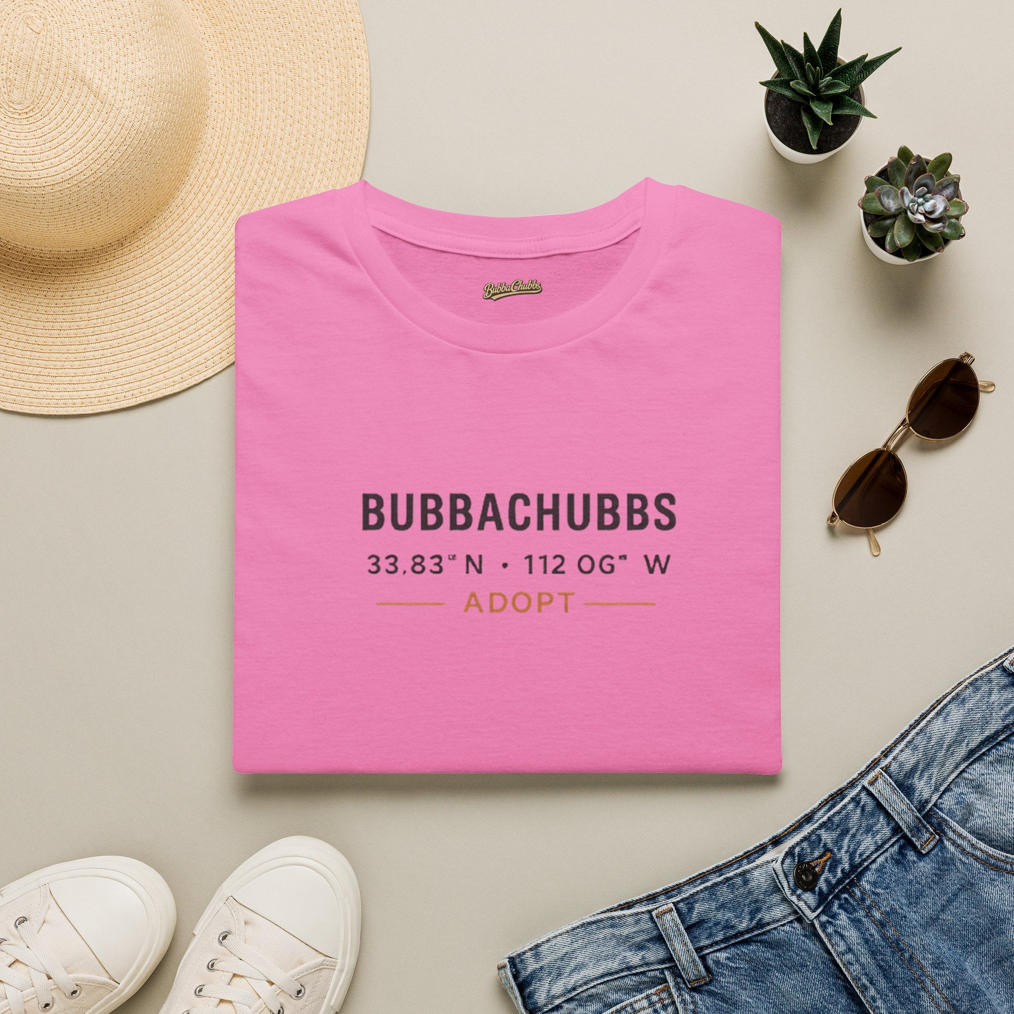 BubbaChubbs Adopt Latitude Tee - BubbaChubbs Brand