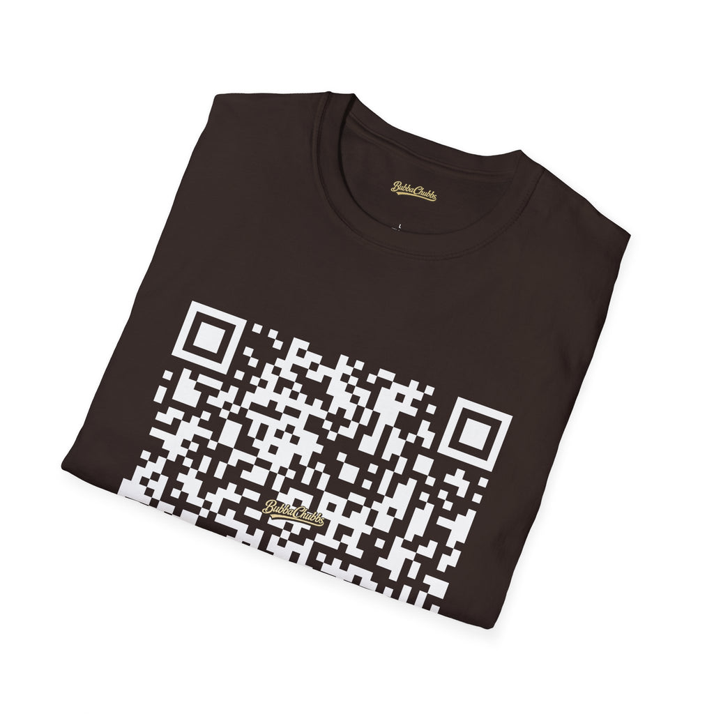 QR Front Graphic Tee | BubbaChubbs Interactive Brand T-Shirt