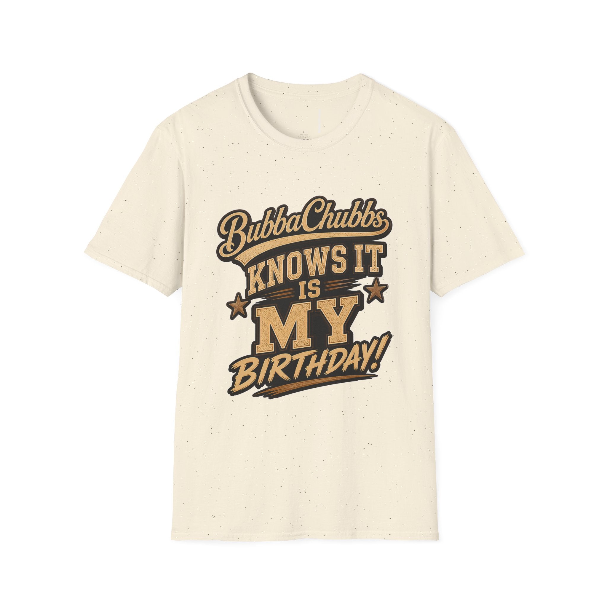 Birthday Graphic Tee | BubbaChubbs Celebration T-Shirt Gift