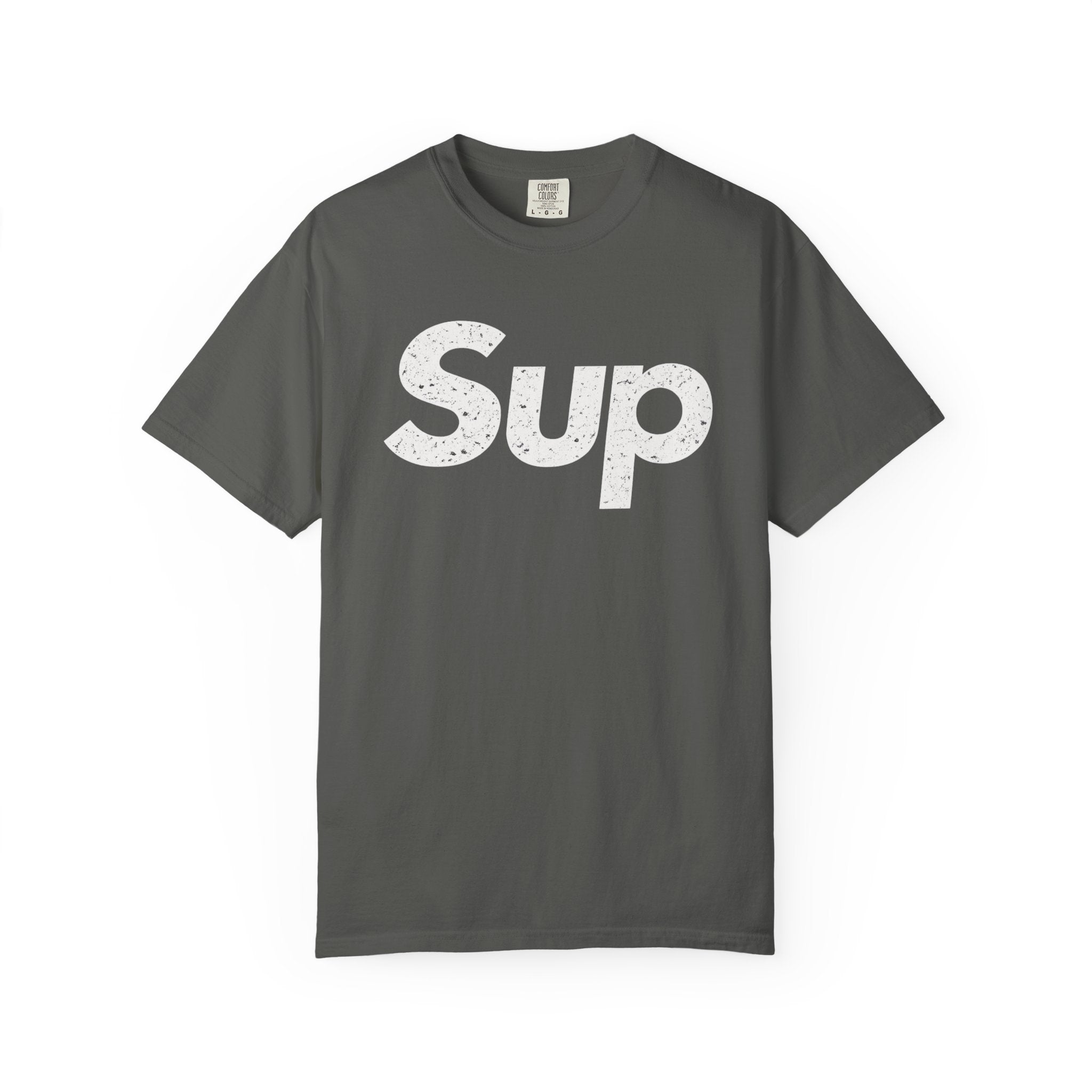BubbaChubbs Sup White Lettering Tee - BubbaChubbs Brand