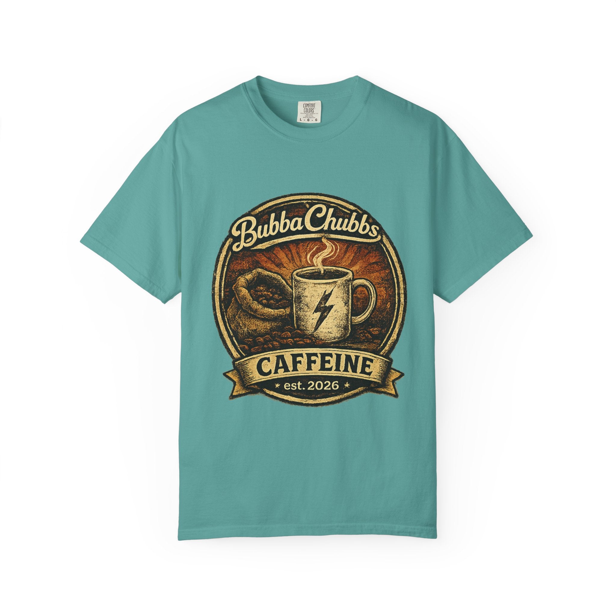 Coffee Jolt Graphic Tee | BubbaChubbs Get Out Stay Wild T-Shirt