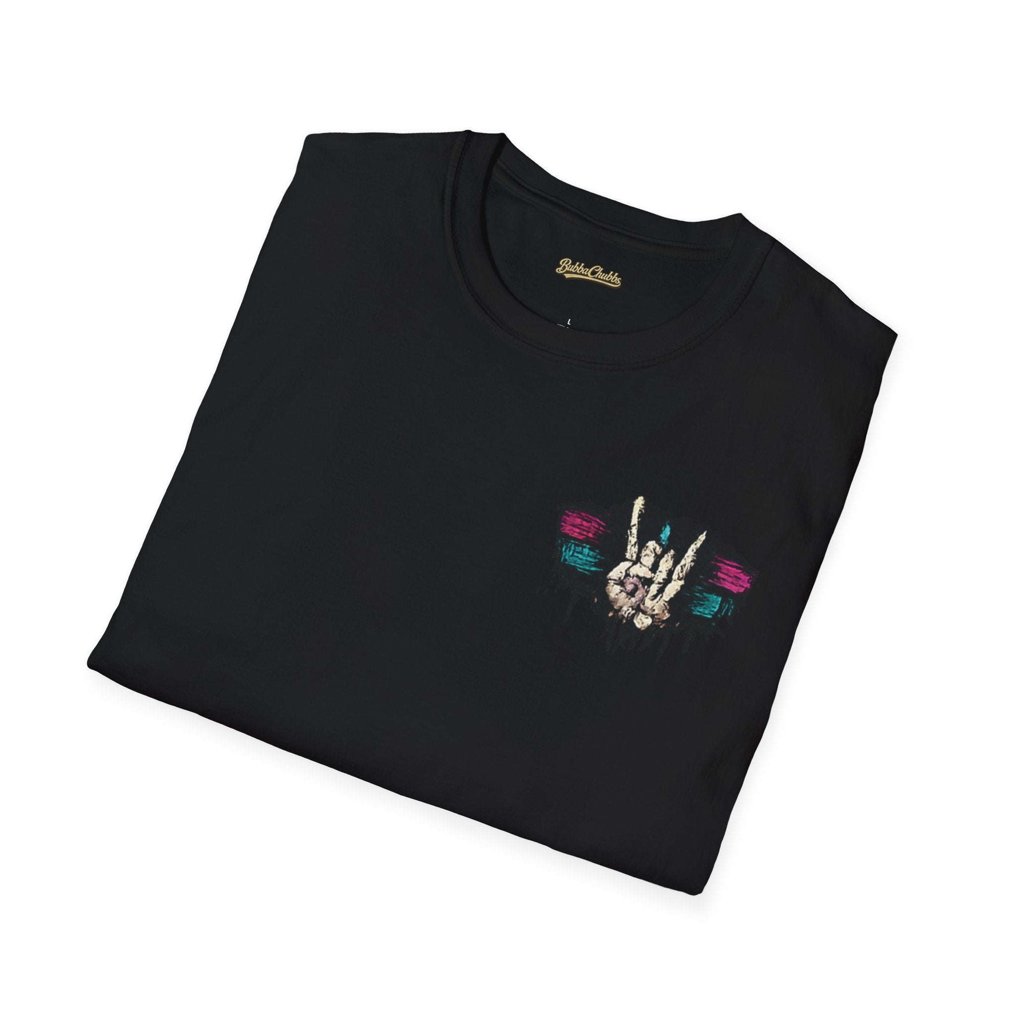 BubbaChubbs Skull Fingers Peace Tee - BubbaChubbs Brand