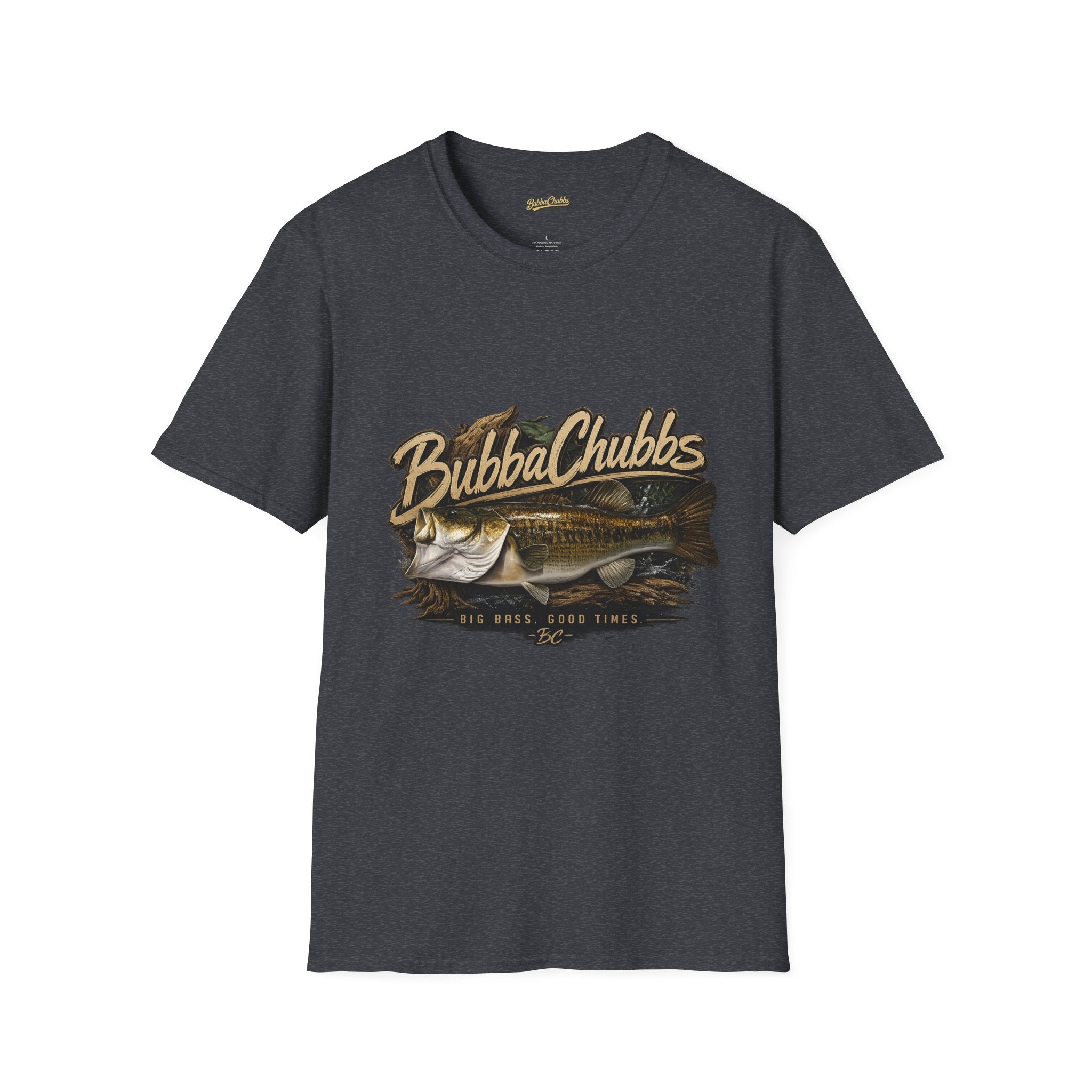 BubbaChubbs Gone Fishing Graphic Tee Printify