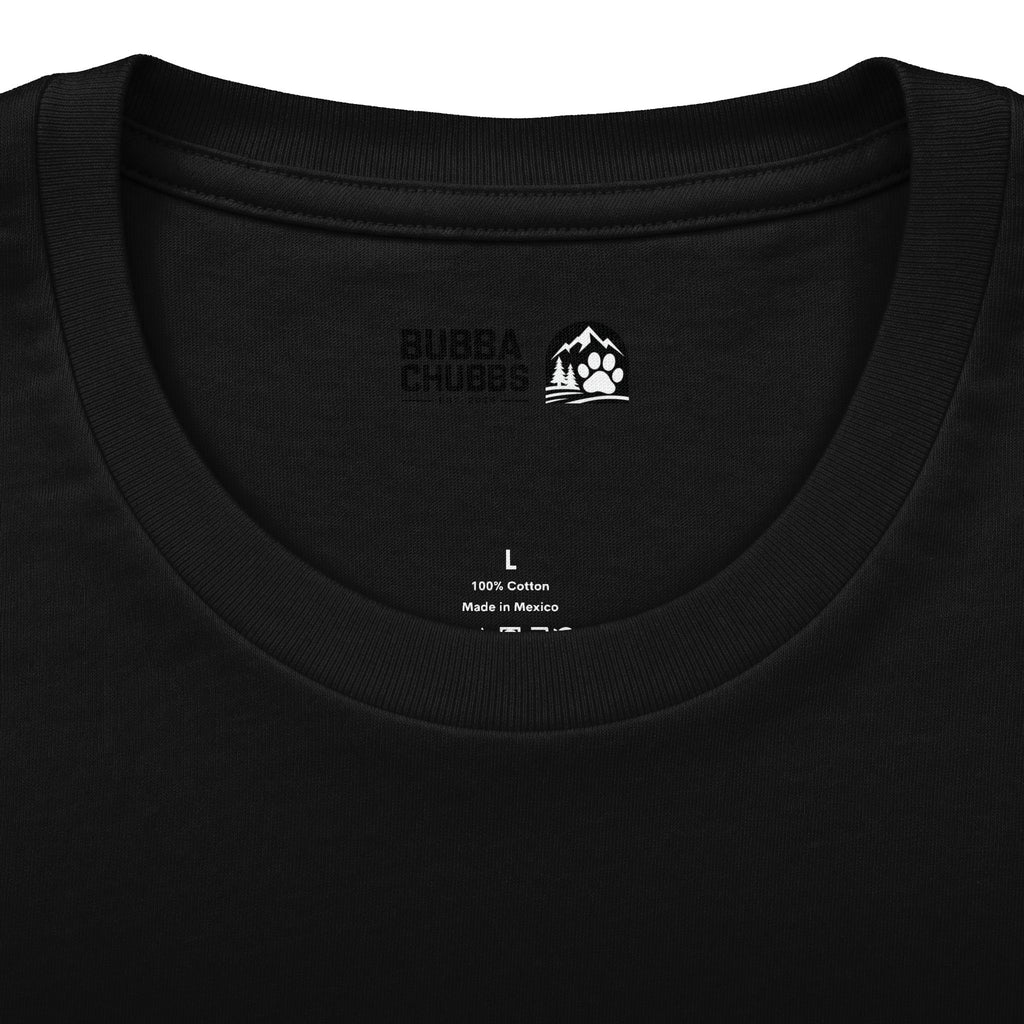 BubbaChubbs Minimal Logo Tee — Classic White Cotton Crew - BubbaChubbs Brand