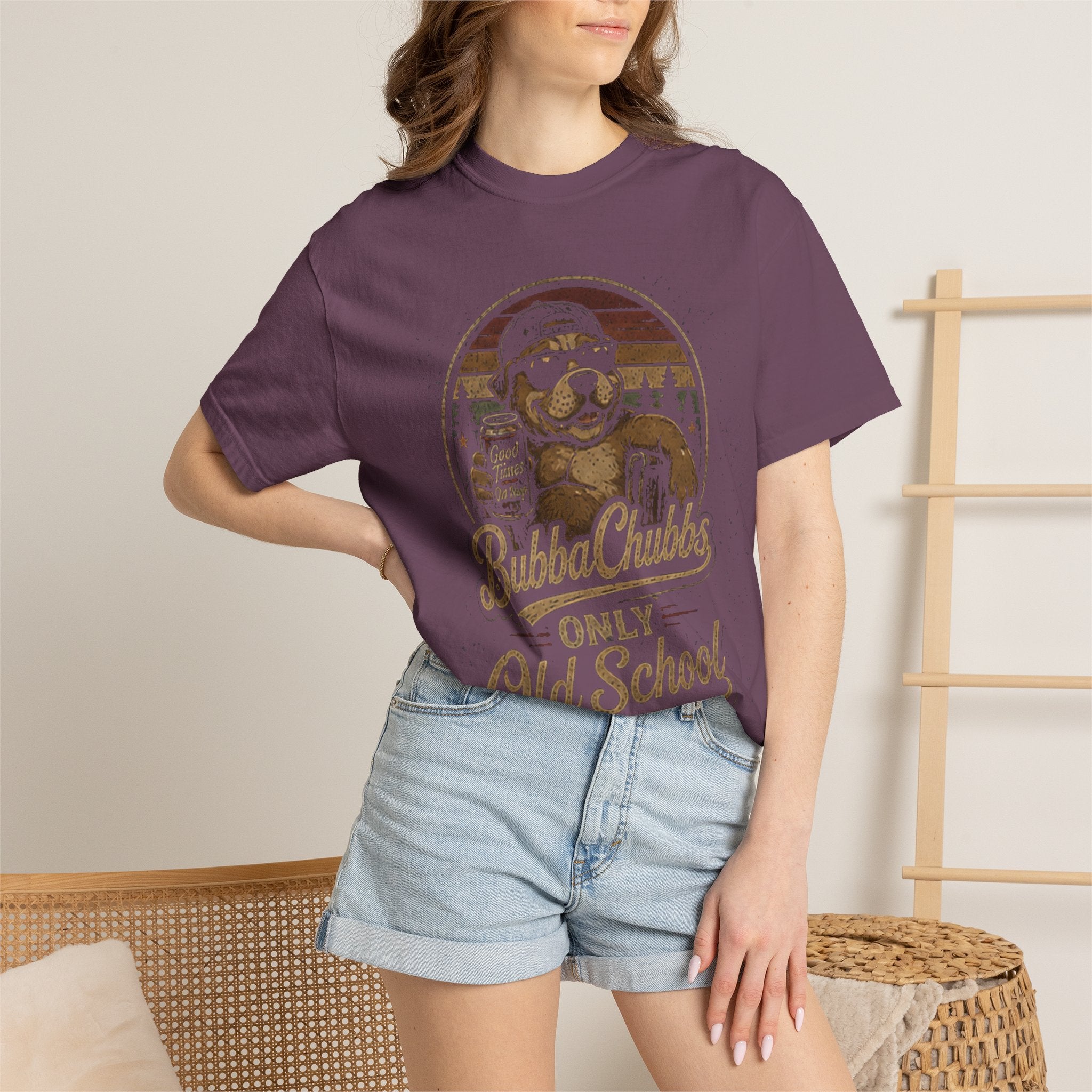 Old School Graphic Tee | BubbaChubbs Get Out Stay Wild T-Shirt