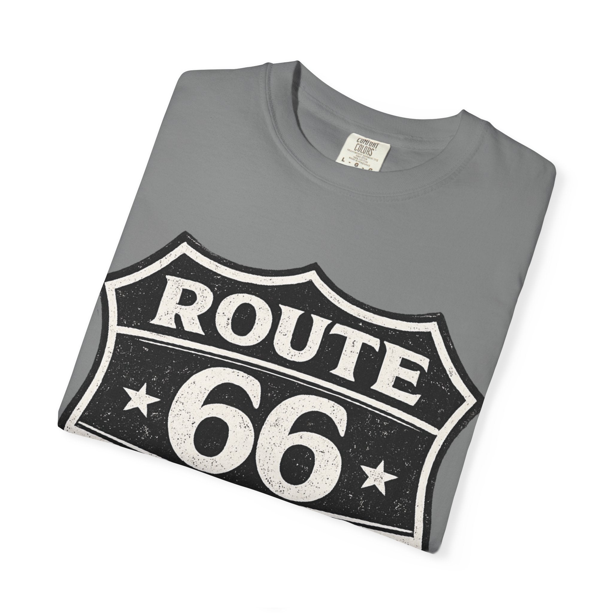 BubbaChubbs Dogs Tats Travel Route 66 Tee Printify