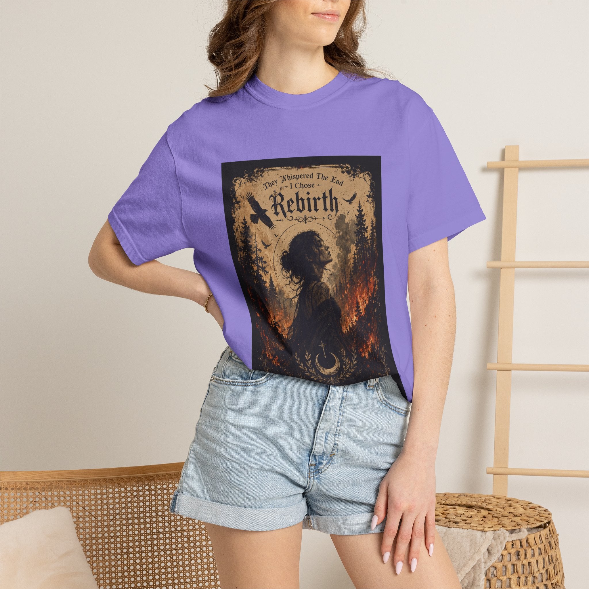 BubbaChubbs Goth Vibe Rebirth Style Tee Printify