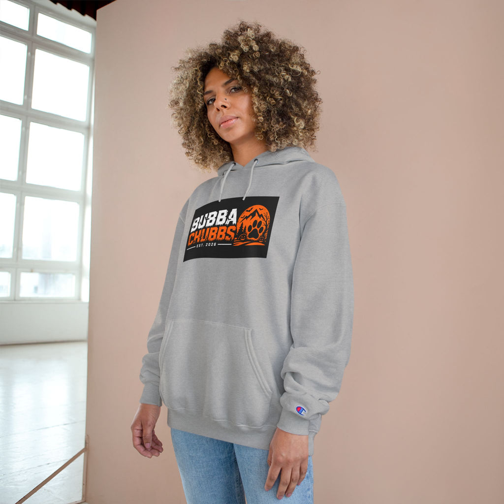 Halloween BubbaChubbs Paw Logo Champion Hoodie