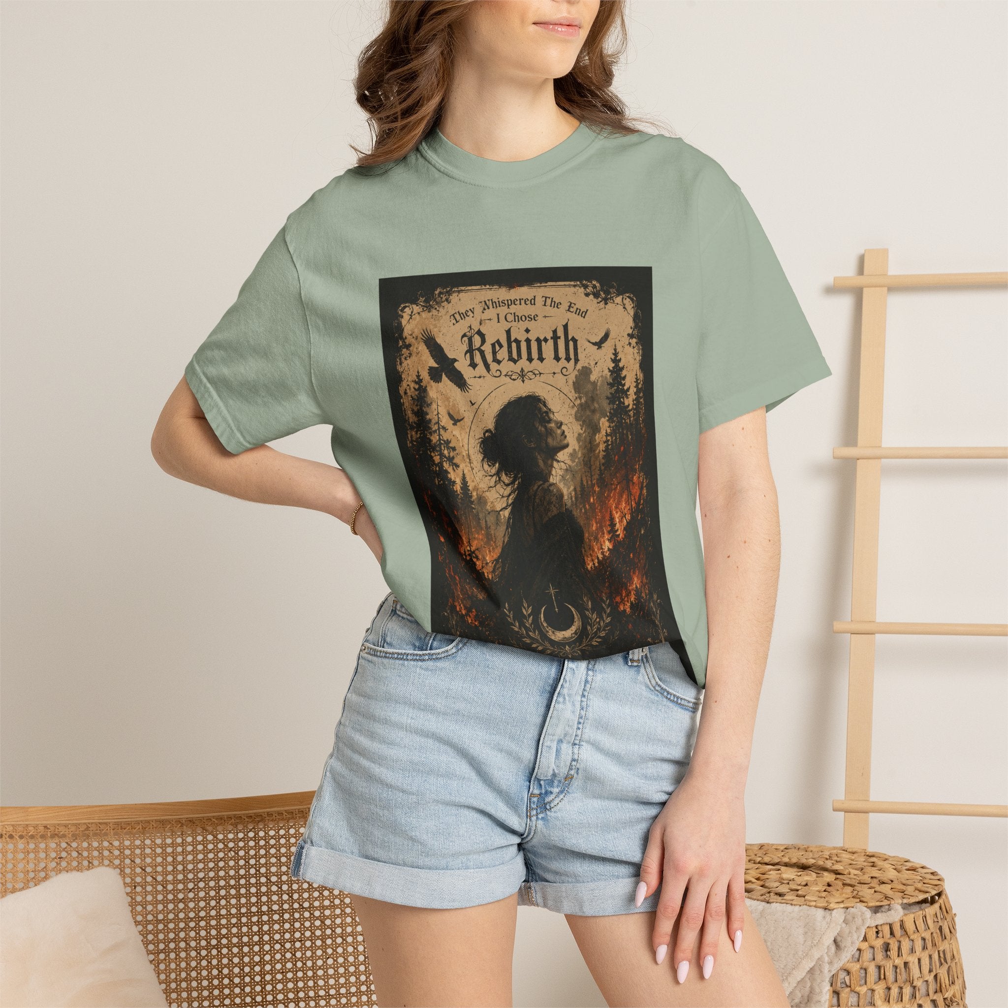 BubbaChubbs Goth Vibe Rebirth Style Tee Printify