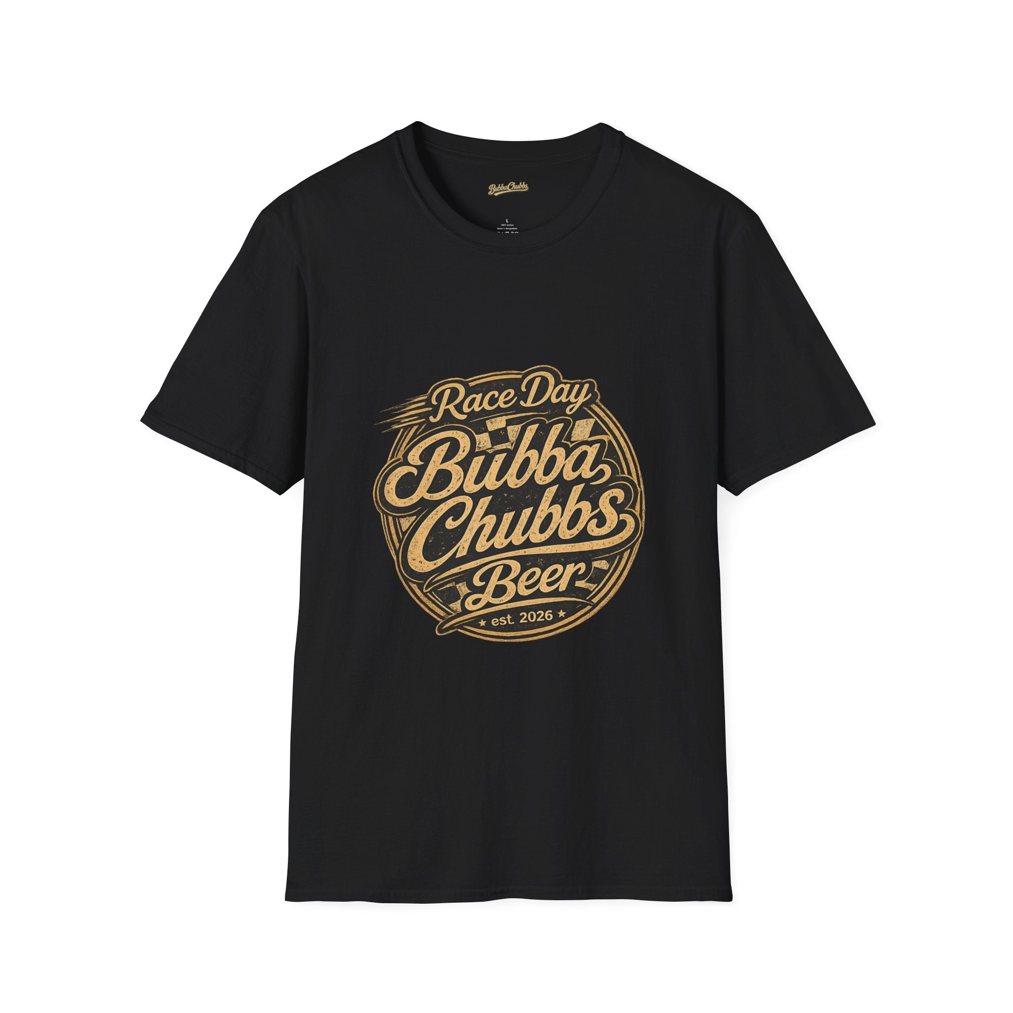 BubbaChubbs Race Day Bubba Beer Logo T-Shirt Printify